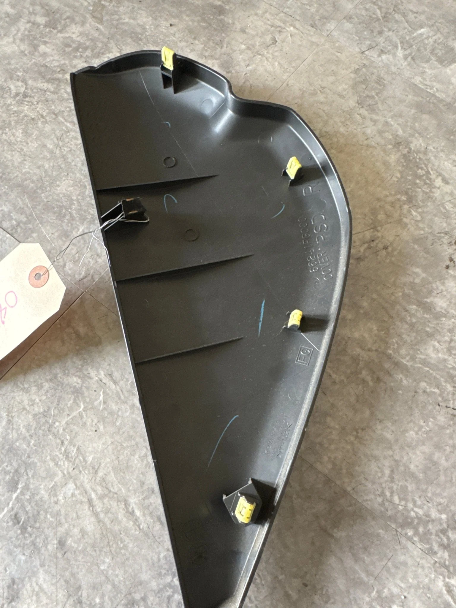 2008-2014 Subaru Impreza WRX STi Passenger Side Dash End Side Trim Panel Cover Cap Y2 - Image 3