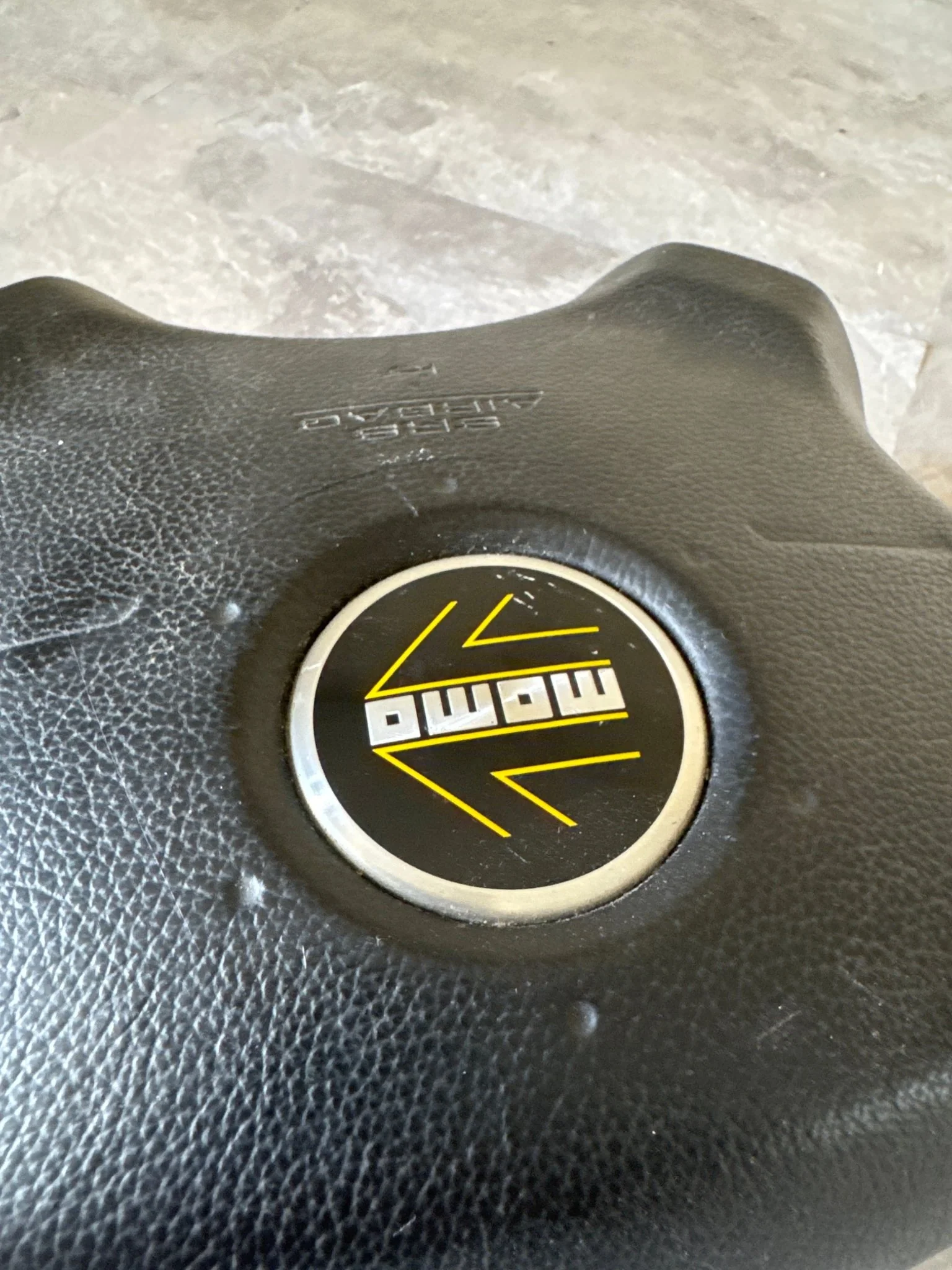 2002-2003 Subaru Impreza WRX & Drivers Airbag Assembly Yellow Momo Cover (copy) H3 - Image 2
