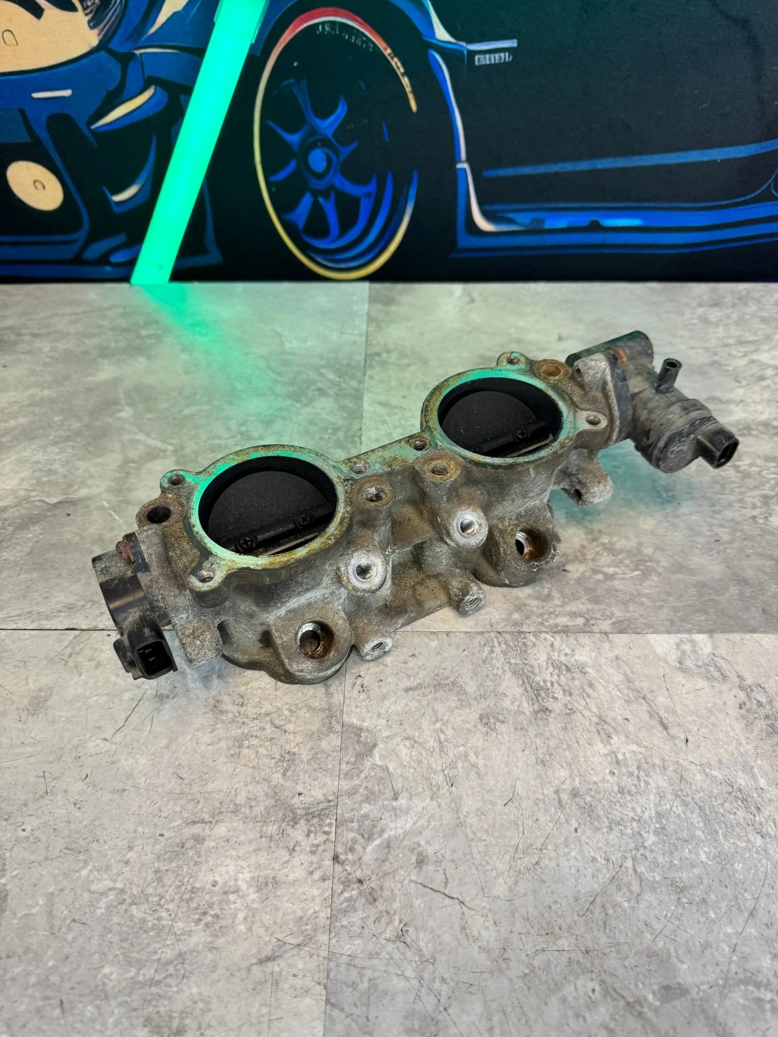 2002-2003 Subaru Impreza WRX Engine OEM Intake Manifold TGV C2