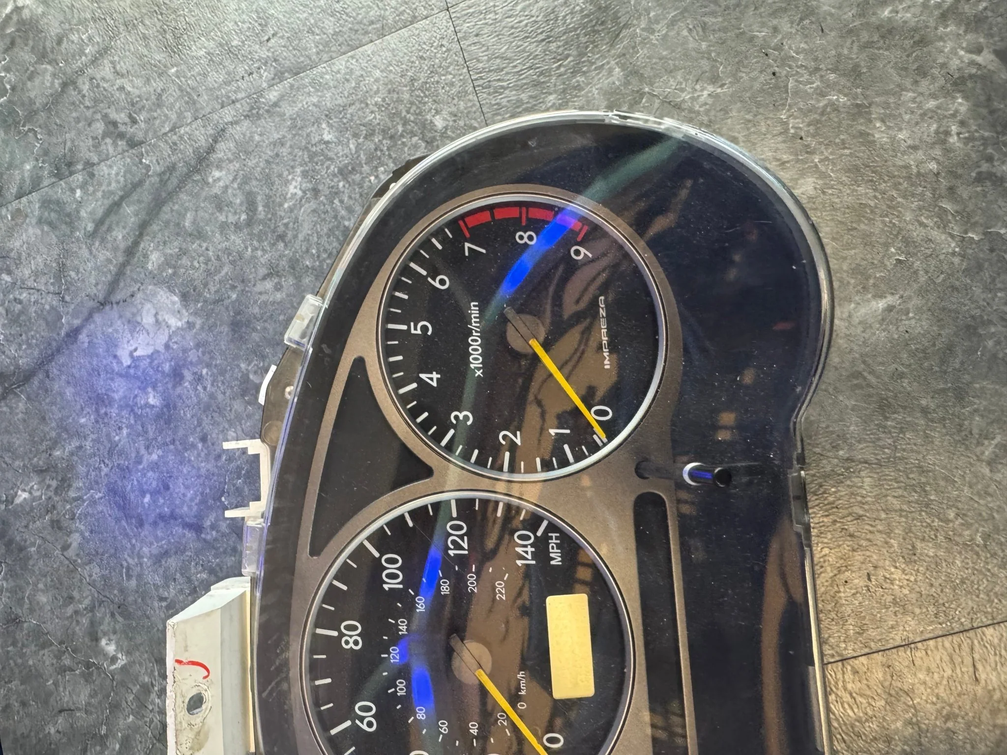 2002-2003 Subaru Impreza WRX Instrument OEM Gauge Cluster 160k Tested / F3 - Image 3