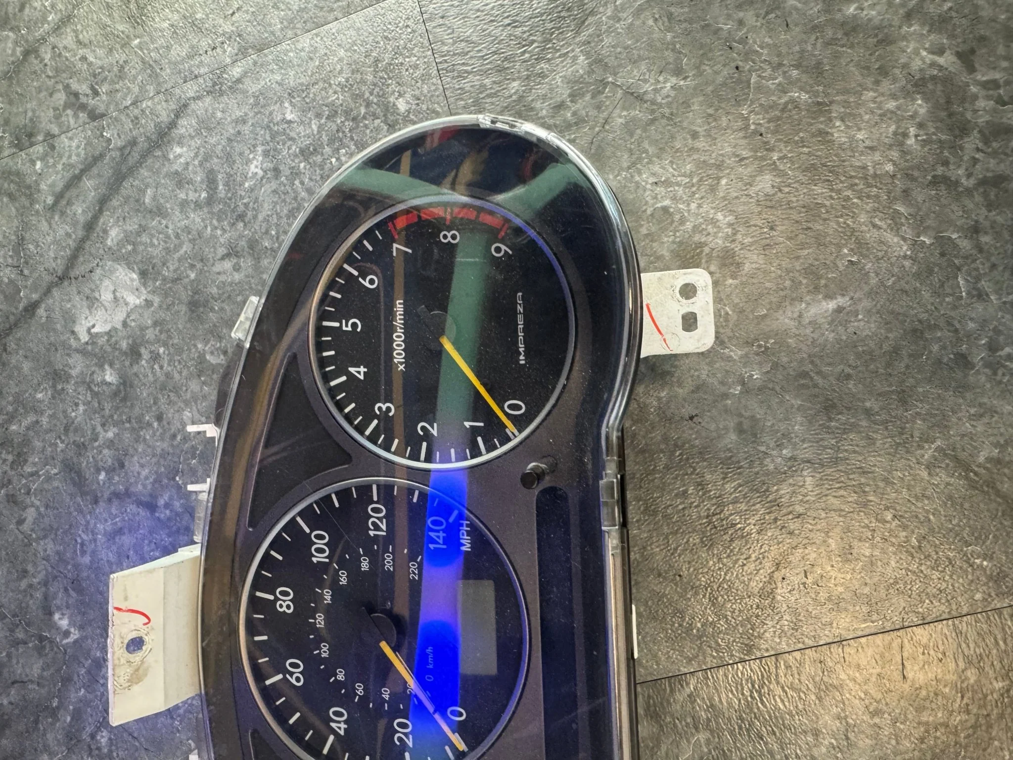 2002-2003 Subaru Impreza WRX Instrument OEM Gauge Cluster 160k Tested / F3 - Image 4