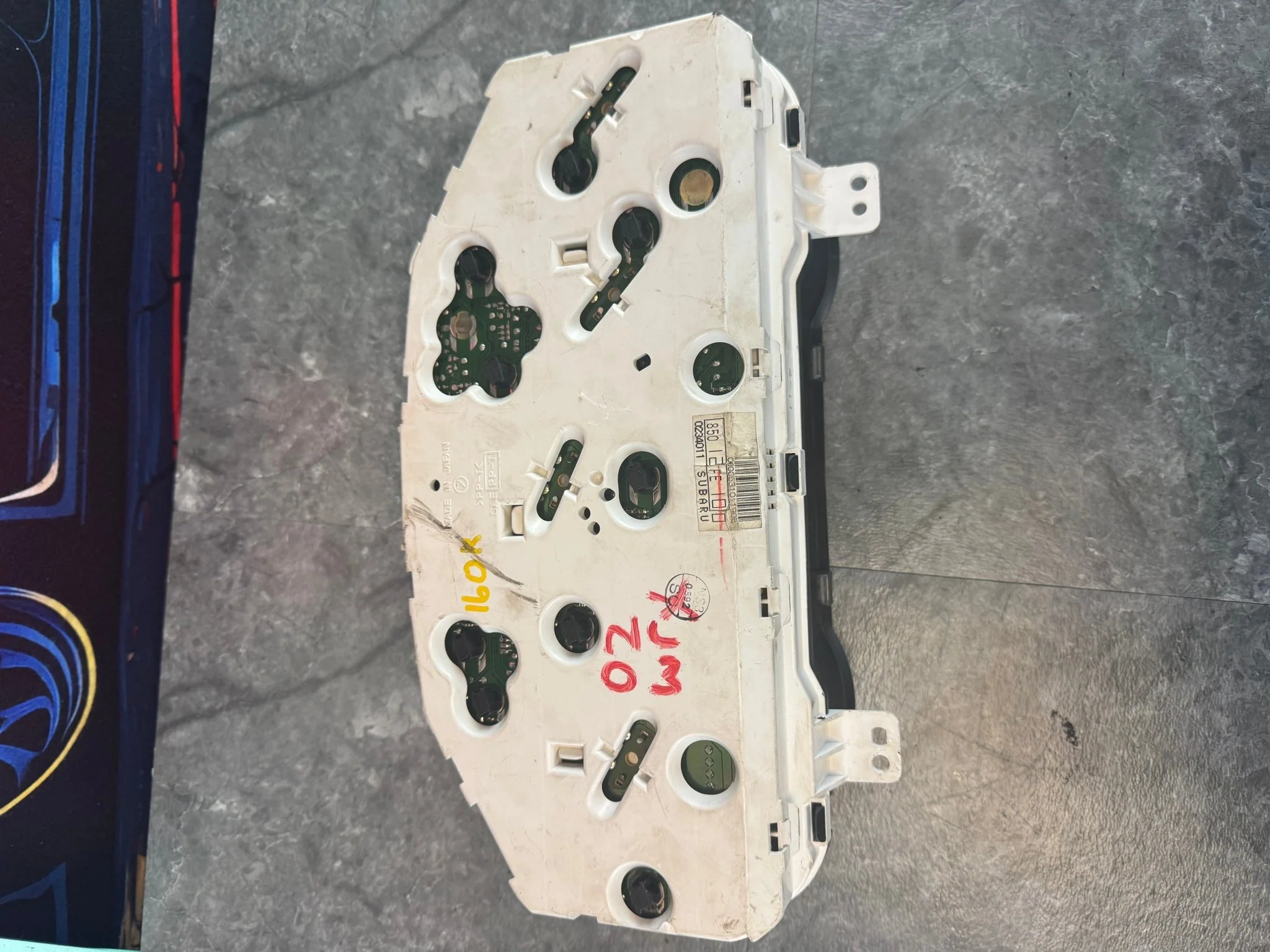2002-2003 Subaru Impreza WRX Instrument OEM Gauge Cluster 160k Tested / F3 - Image 6