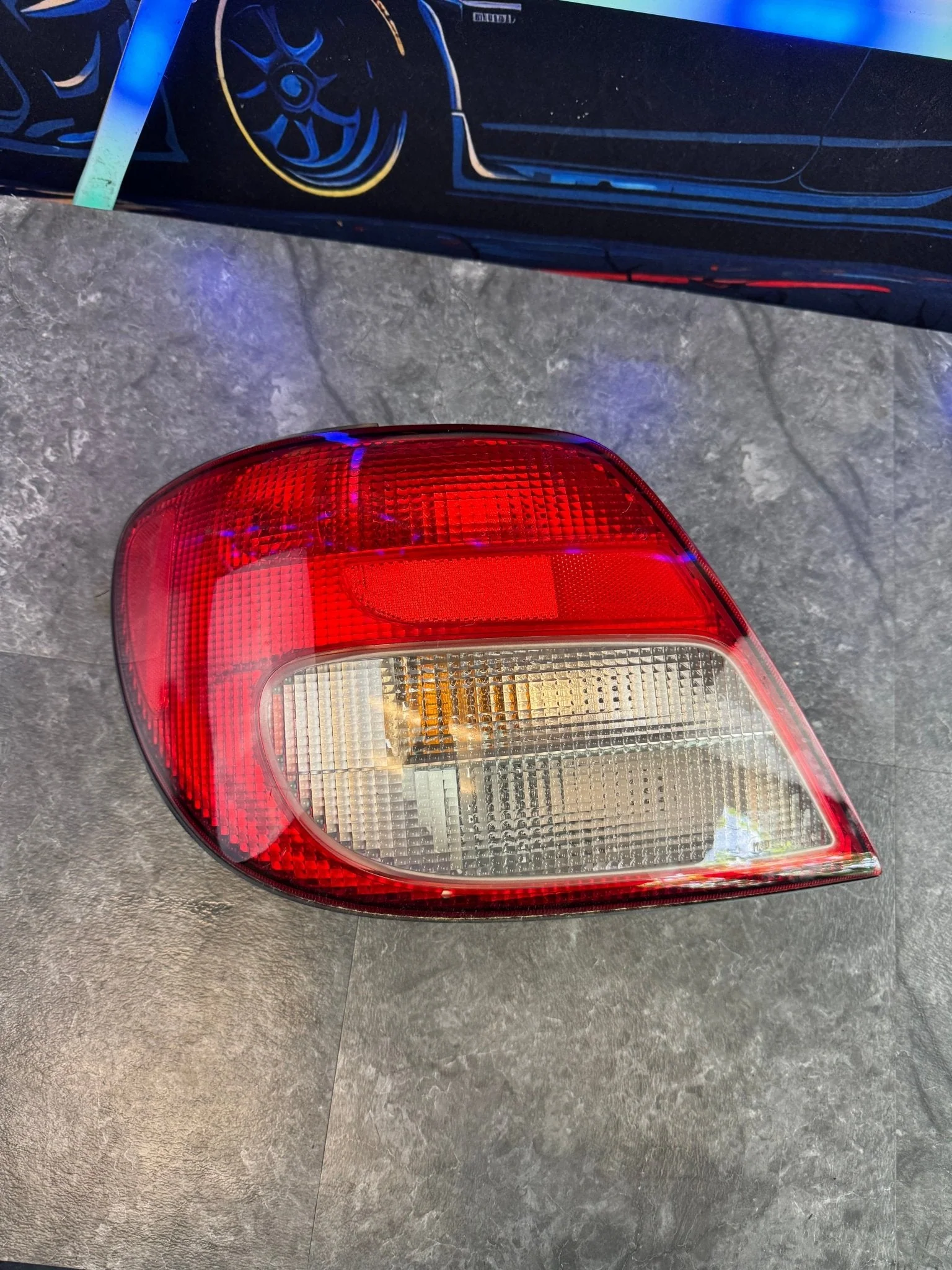 2002-2003 Subaru Impreza WRX OEM LH Side Clear Tail Light Assembly Sedan A3