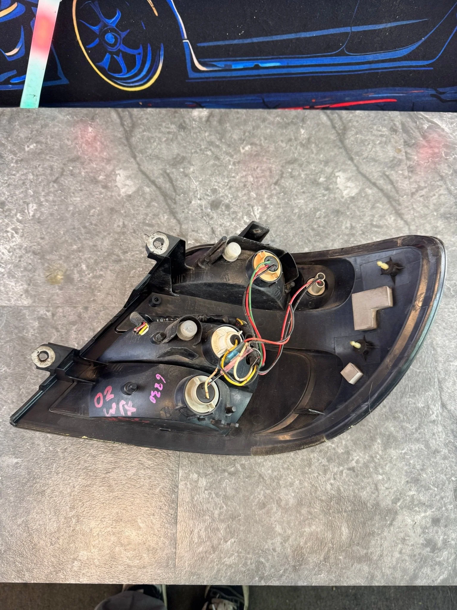2002-2003 Subaru Impreza WRX OEM LH Side Clear Tail Light Assembly Sedan A3 - Image 4