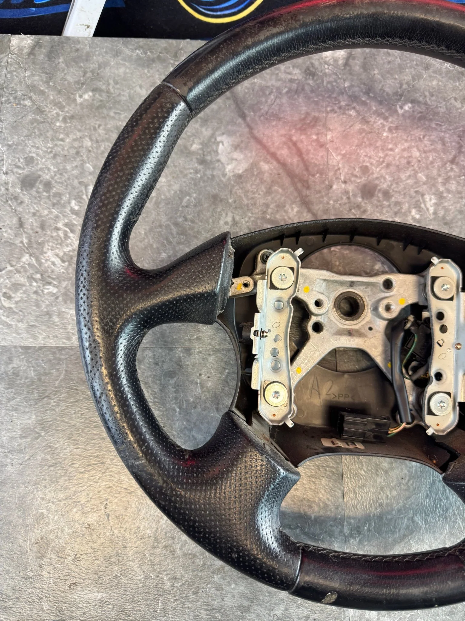 2002-2003 Subaru Impreza WRX OEM Momo Steering Wheel Assembly K2 - Image 2