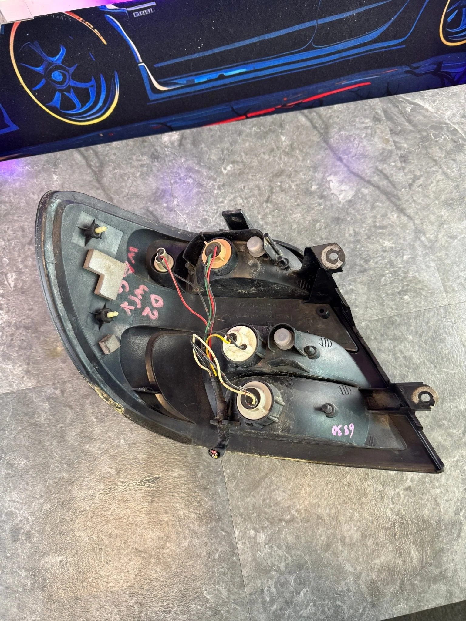 2002-2003 Subaru Impreza WRX OEM RH Side Tail Light Assembly Sedan A4 - Image 6