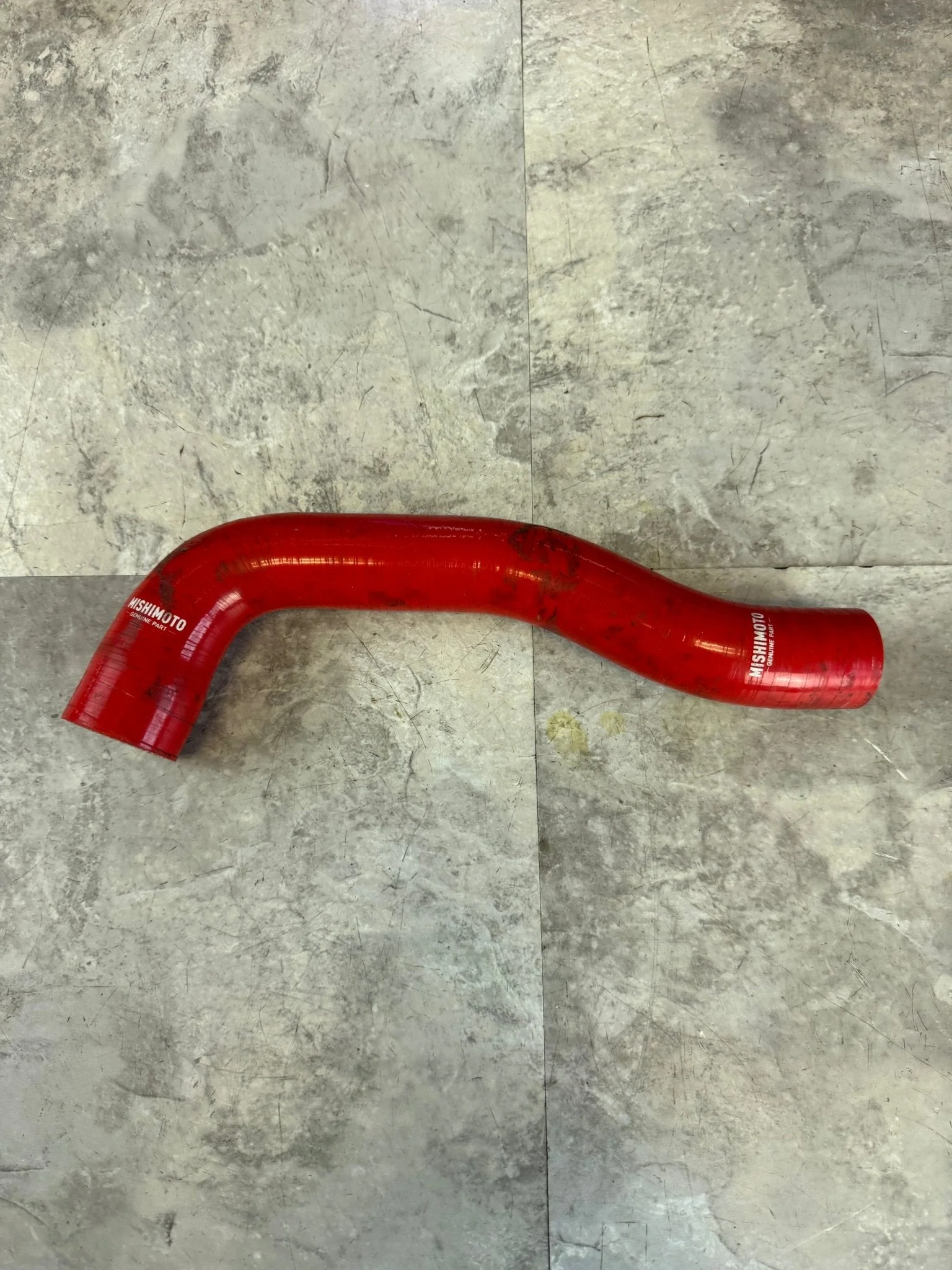 2001-2005 Subaru Impreza WRX Mishimoto Blow Off Valve BPV Hose Red G4 - Image 4