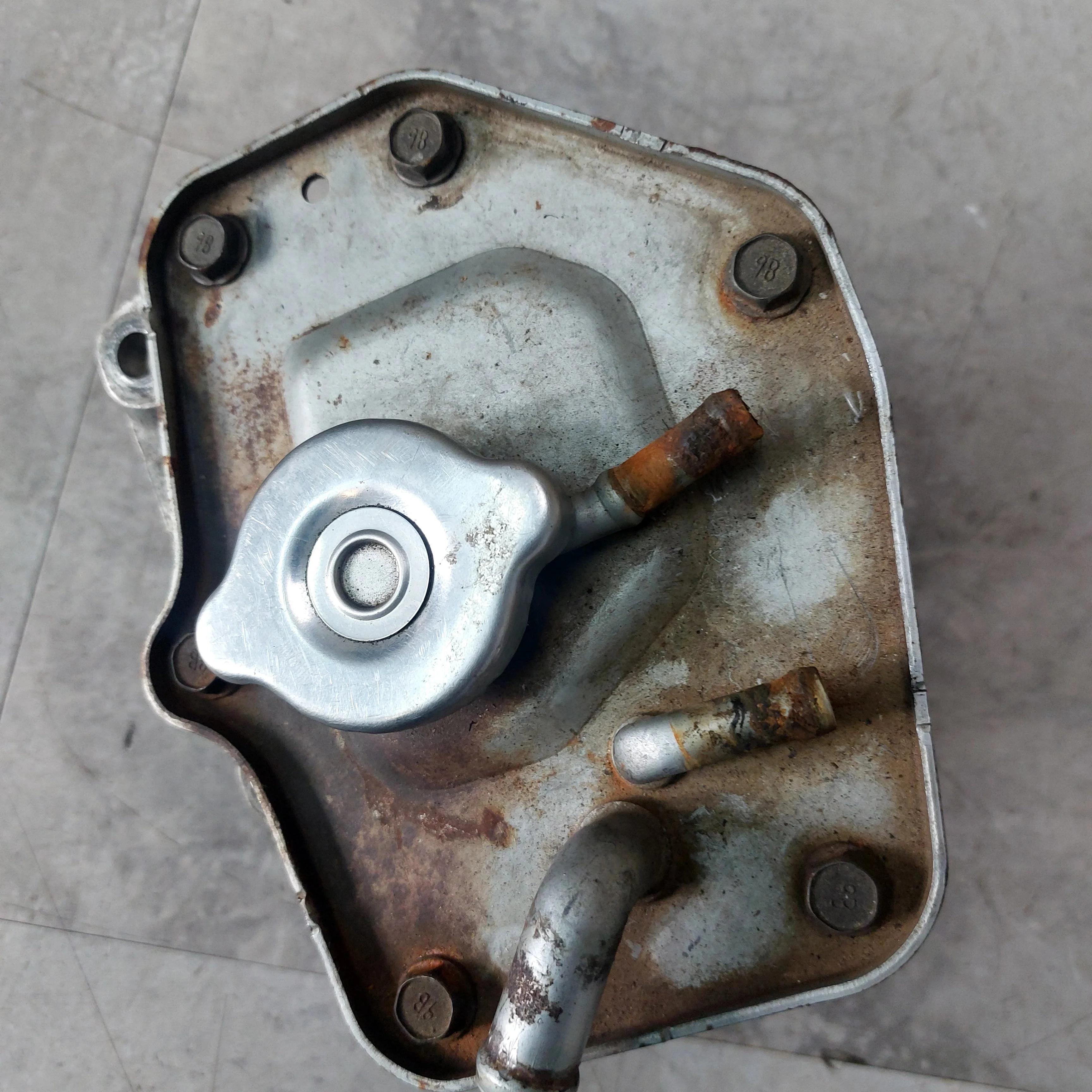 2002-2007 Subaru Impreza WRX OEM Wrx&sti Metal Coolant Reservoir Expansion Tank E4 - Image 7