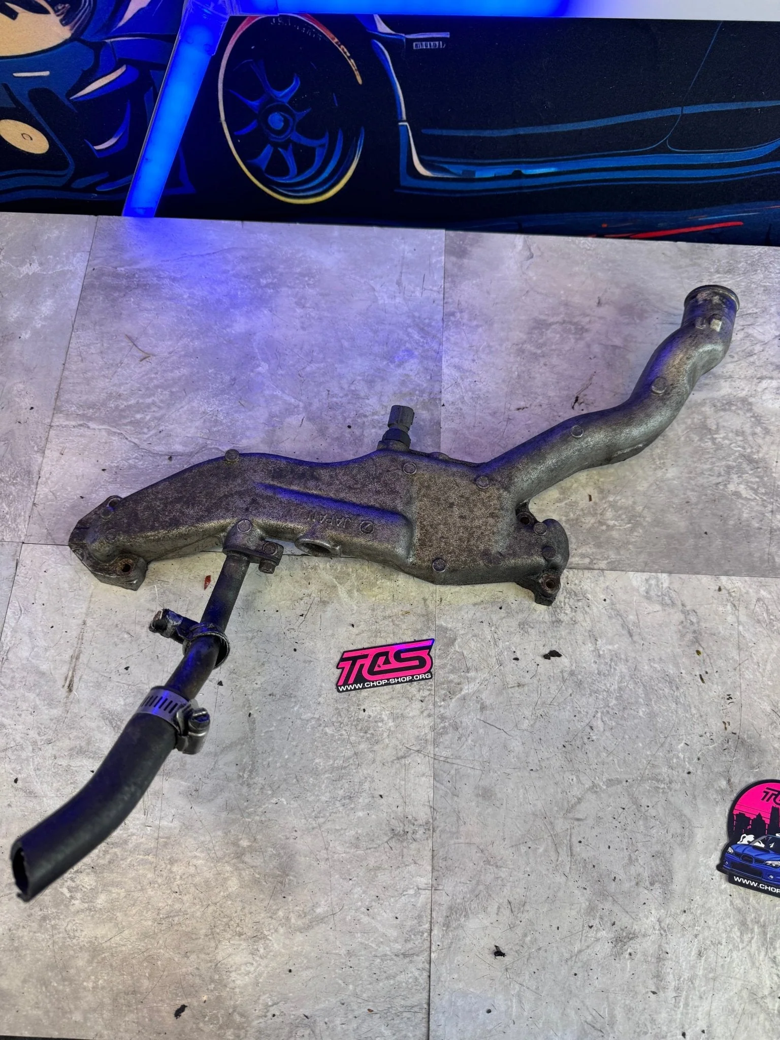 2002-2005 Subaru WRX STi Engine OEM Coolant Crossover Assembly Ej25 Ej20 / L3