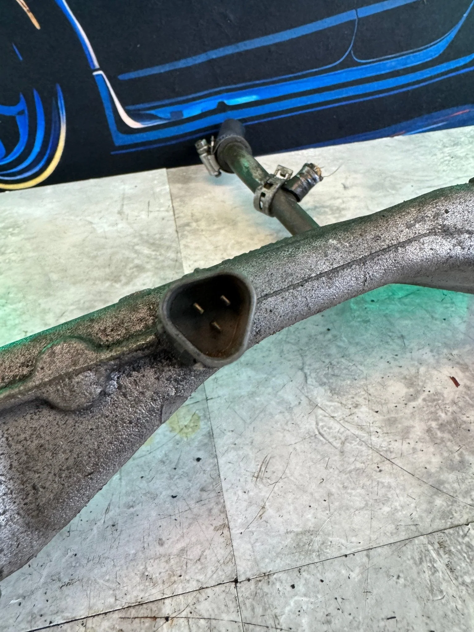 2002-2005 Subaru WRX STi Engine OEM Coolant Crossover Assembly Ej25 Ej20 / L3 - Image 5