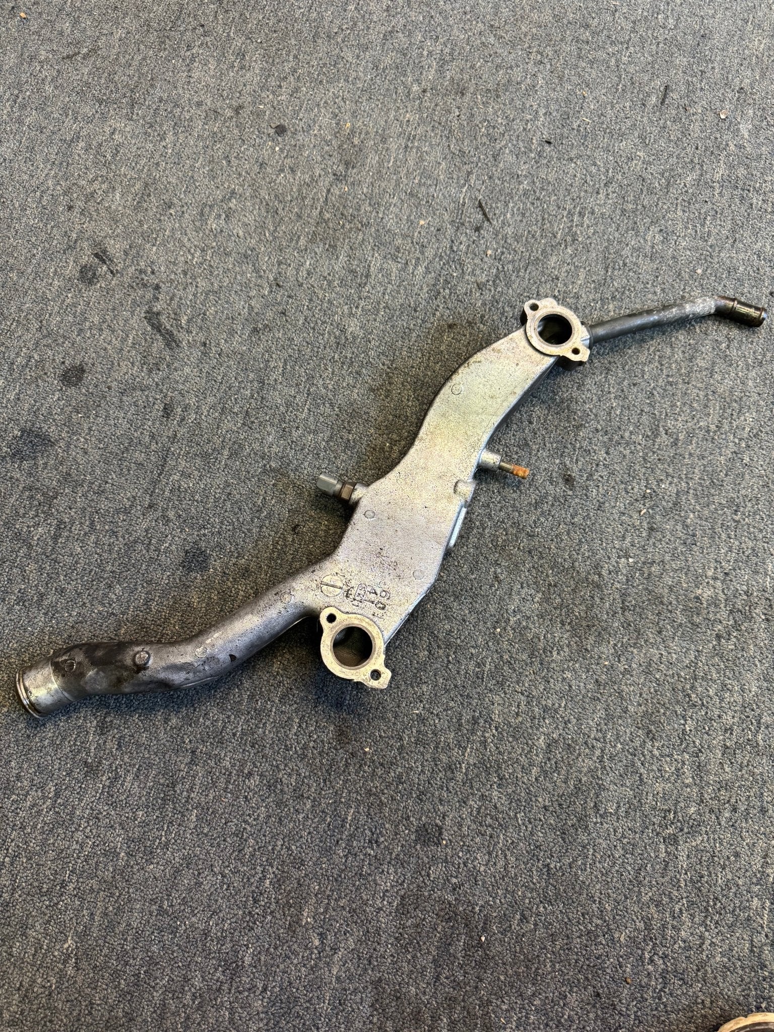 2002-2005 Subaru WRX STi Engine OEM Coolant Crossover Assembly Ej25 Ej20 / L3 - Image 9