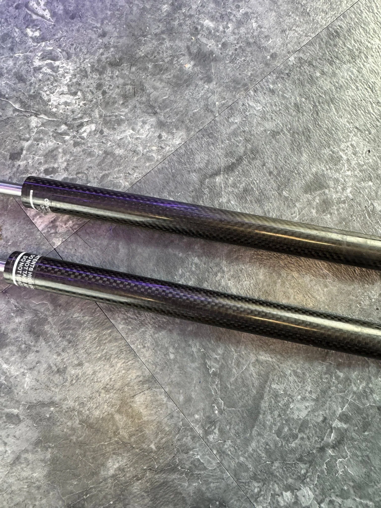 2002-2007 Subaru Impreza WRX STi Carbon Fiber Hood Struts N2 - Image 3