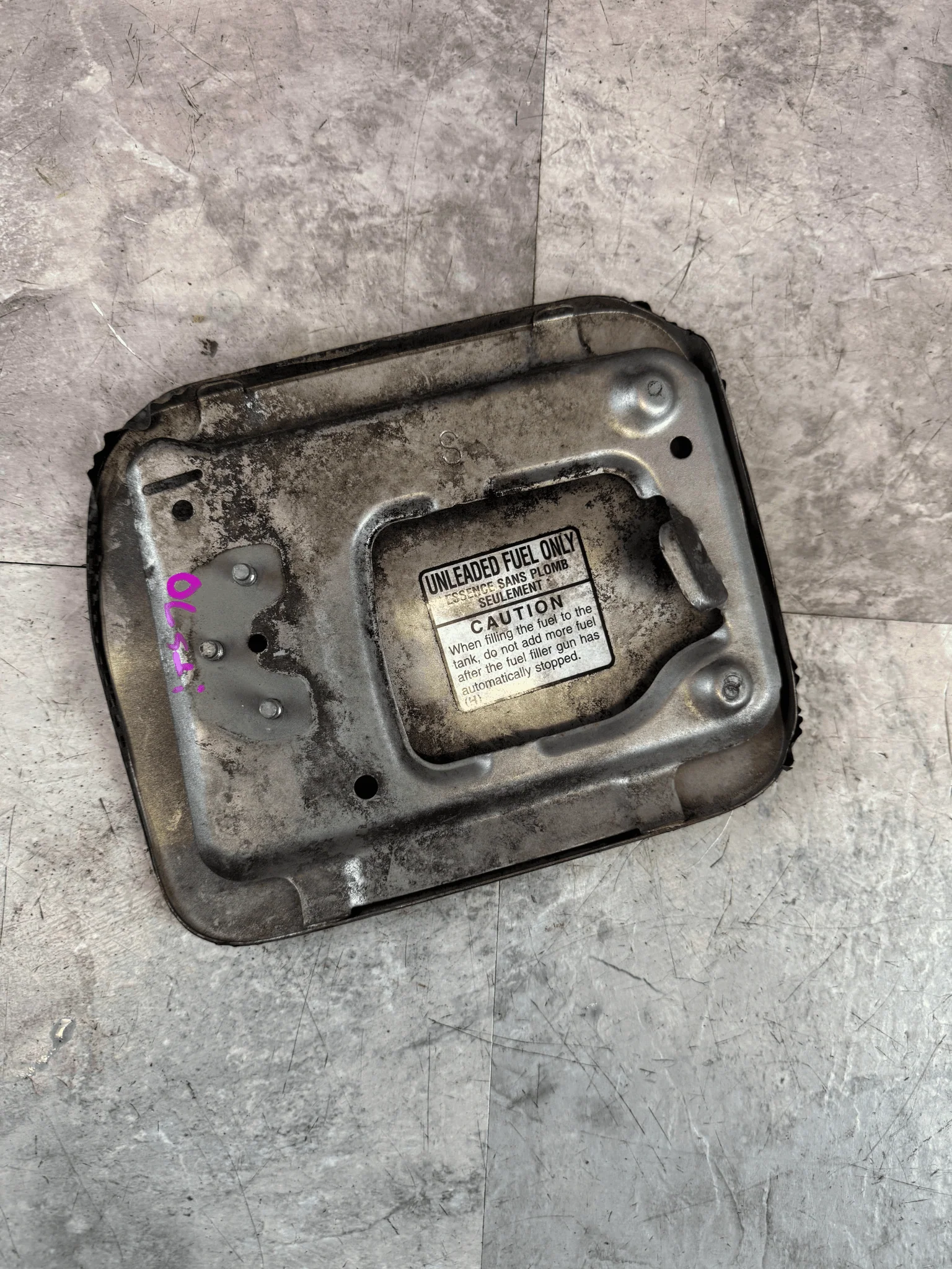 2002-2007 Subaru Impreza WRX STi Gas Cap Door Cover Fuel Lid Wrapped J2 - Image 2