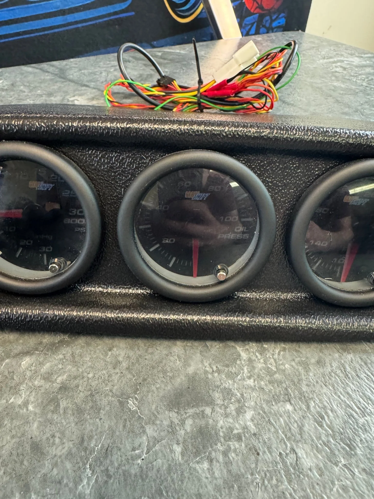 2002-2007 Subaru Impreza WRX STi Glowshift Gauge Kit Boost Oil Pressure/Temp With Perrin Sandwich Plate And Sensors Kit P1 - Image 7