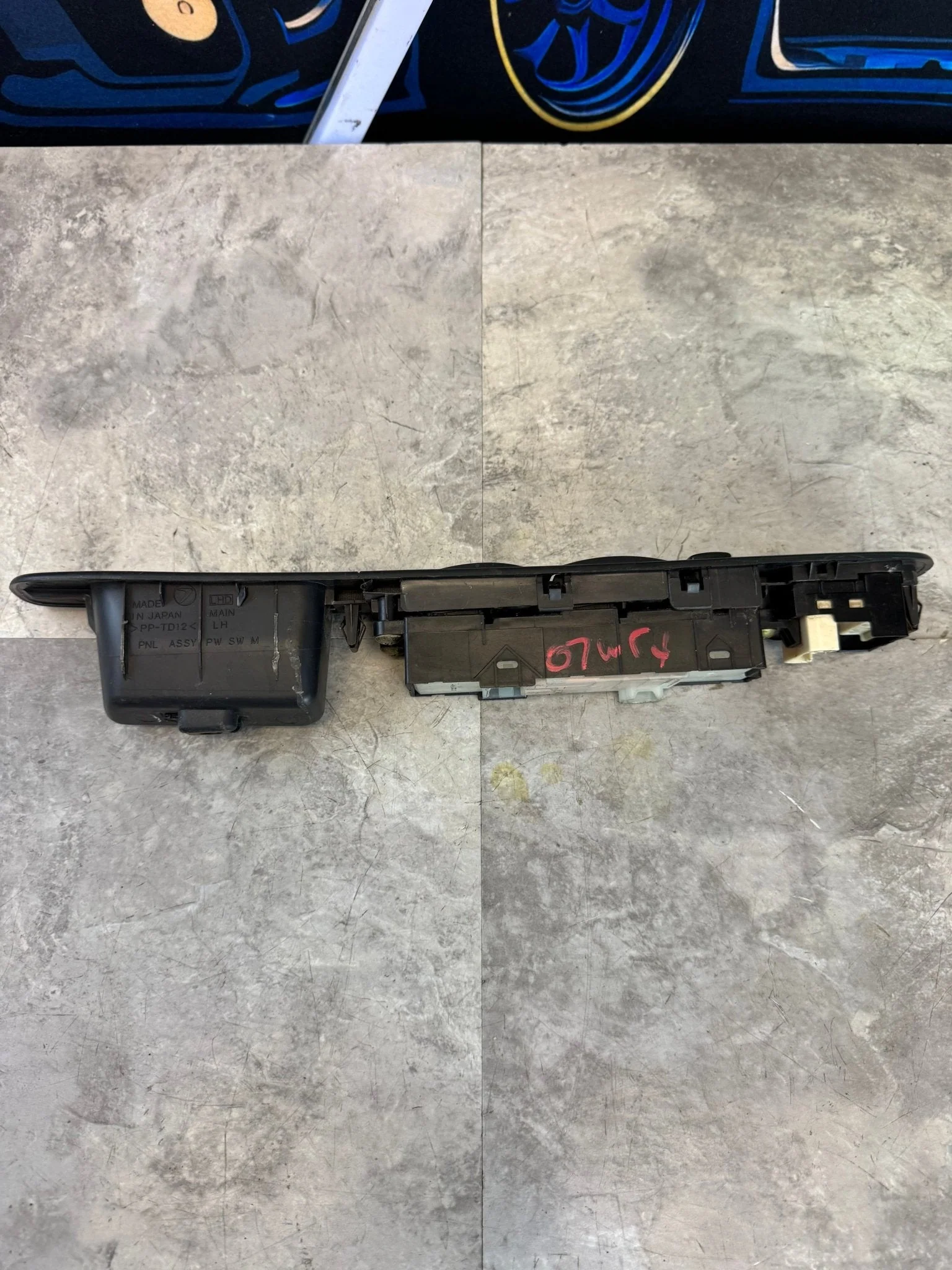 2002-2007 Subaru Impreza WRX STi OEM Master Window Lock Trim Switches Panel E2 - Image 3