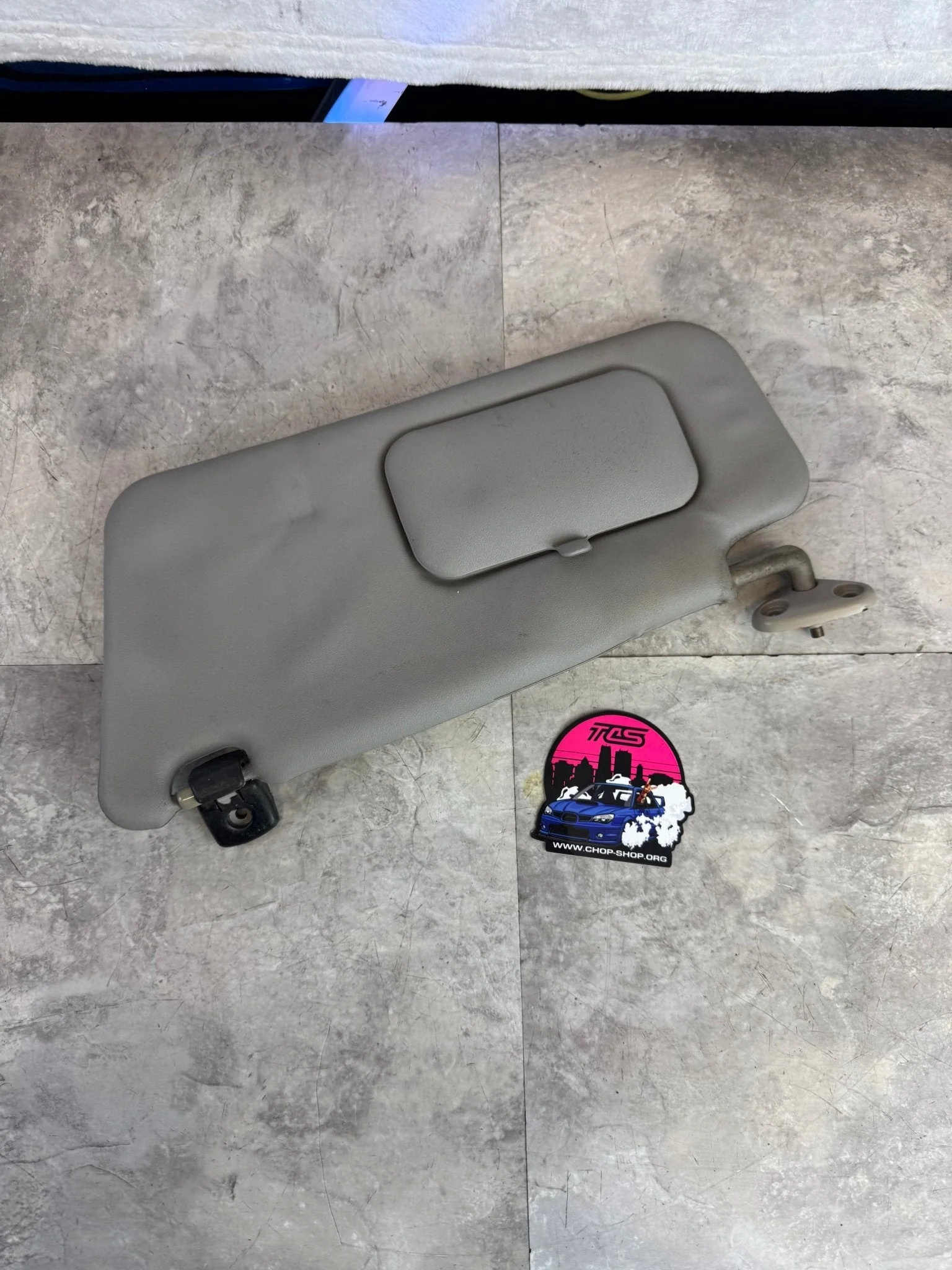 2002-2007 Subaru Impreza WRX STi OEM SUN Visor Shade Driver SIDE LH LHD J3