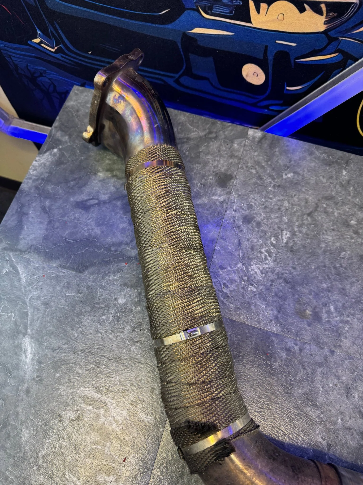 2002-2007 Subaru WRX / 2004-2007 Subaru WRX STi Tomei Catless Bellmouth Extreme ST Performance Dual Bung Downpipe N5 - Image 2