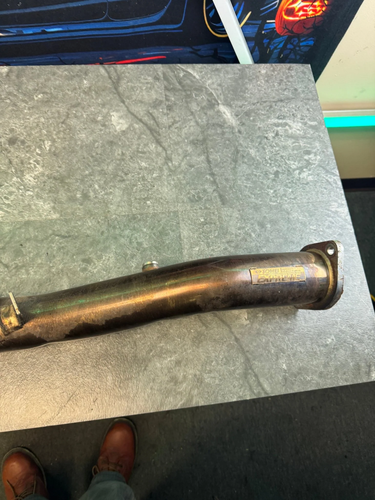 2002-2007 Subaru WRX / 2004-2007 Subaru WRX STi Tomei Catless Bellmouth Extreme ST Performance Dual Bung Downpipe N5 - Image 4