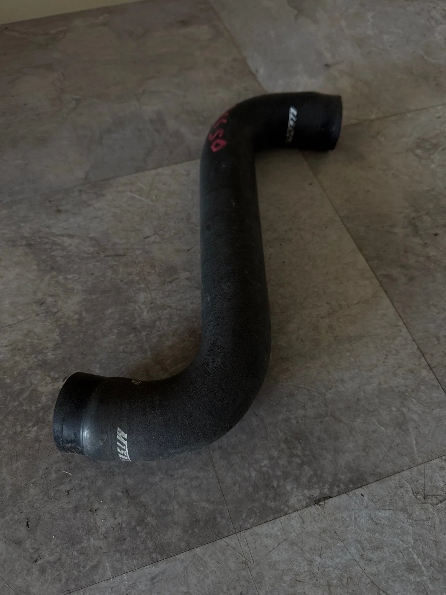 2002-2007 Subaru WRX STi Mishimoto Upper Radiator Hose Black 2 G4 - Image 2