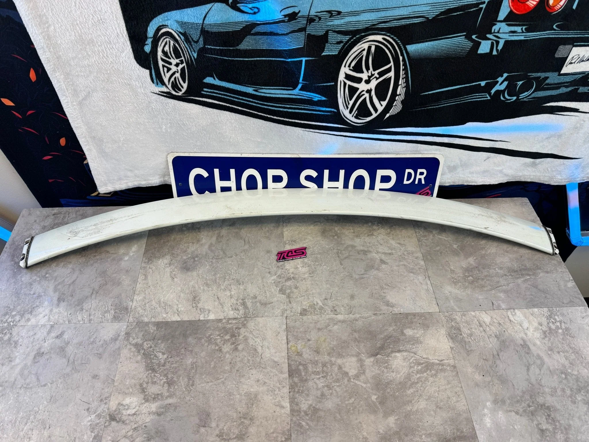 2002-2007 Subaru WRX STi OEM Rear Roof Spoiler Wing Center Spoiler (Strut Room)