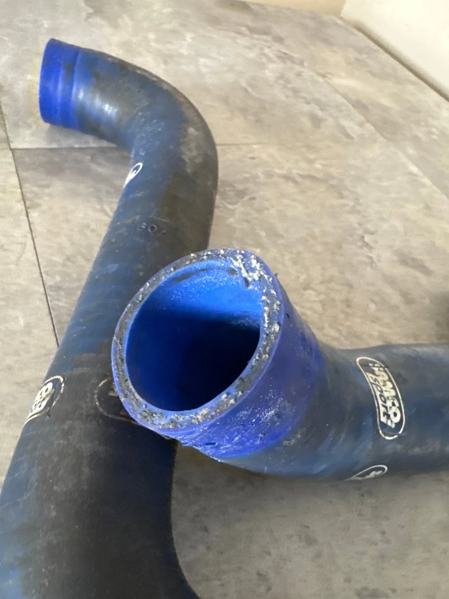 2002-2007 Subaru WRX STi Samco Radiator Hose Kit Blue G4 - Image 4