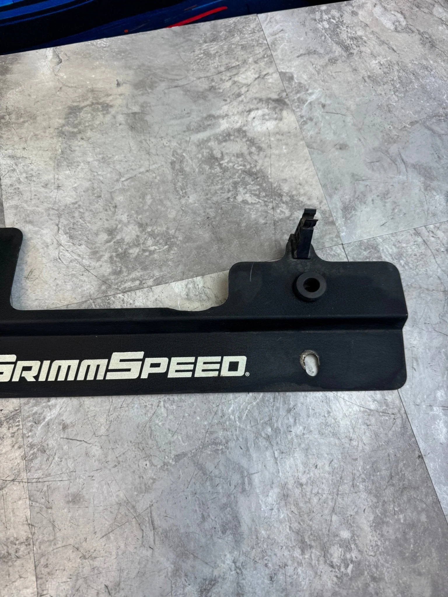 2002-2007 WRX / 2004-2007 STi GrimmSpeed Radiator Shroud With Tool Tray Black / K2 - Image 2