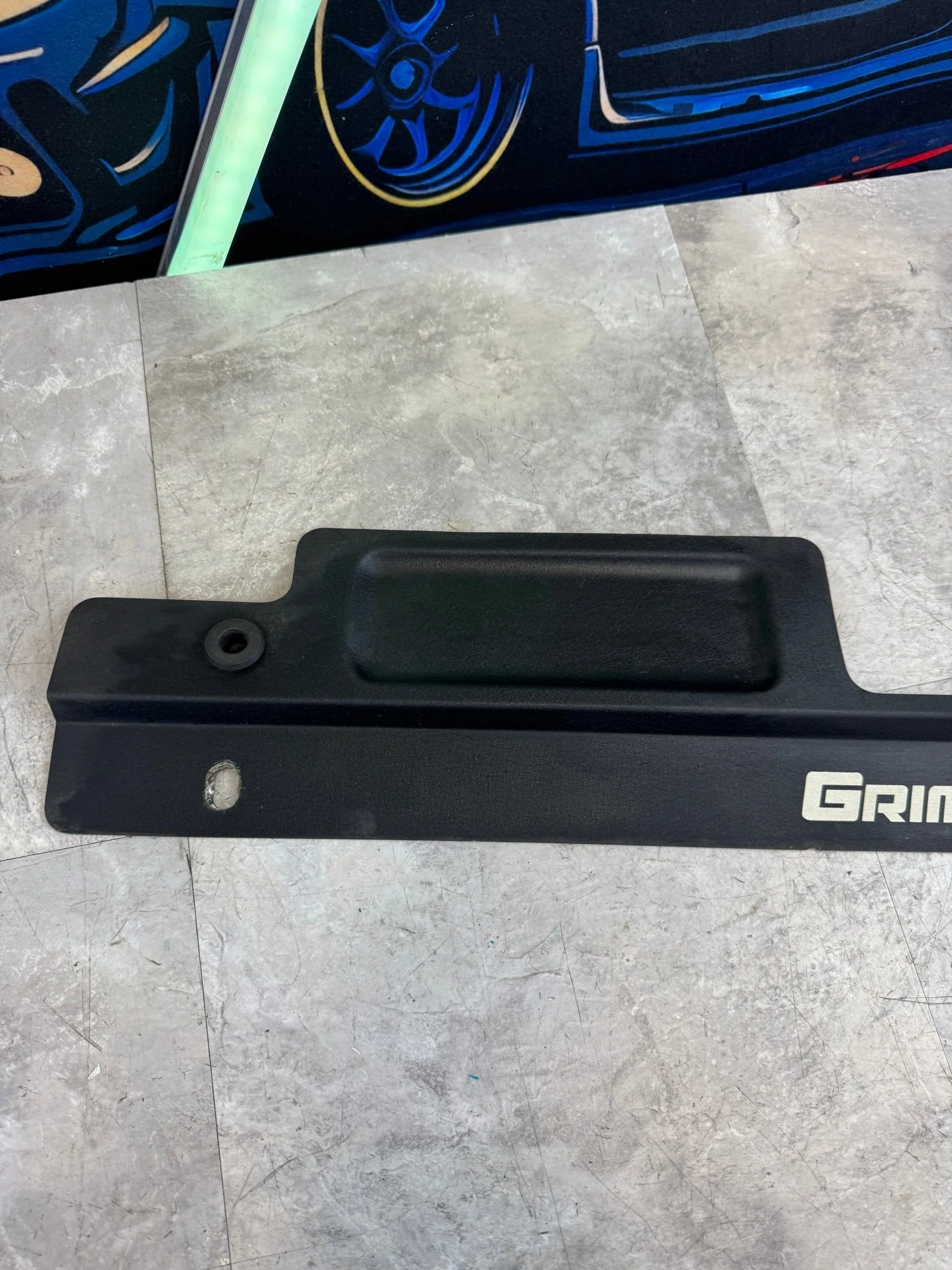 2002-2007 WRX / 2004-2007 STi GrimmSpeed Radiator Shroud With Tool Tray Black / K2 - Image 3