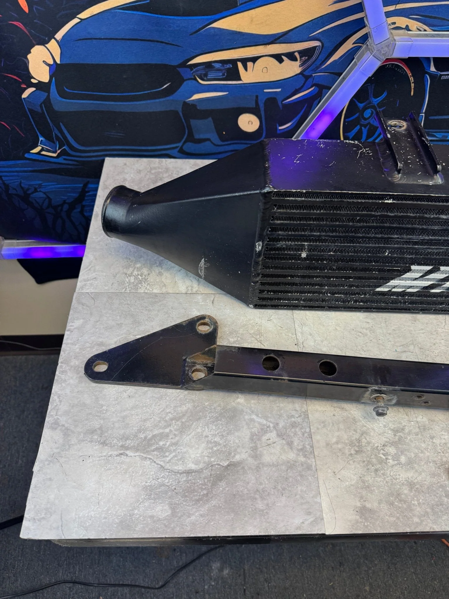 2002-2007 WRX / 2004-2007 STi Mishimoto Front Mount Intercooler Kit With Speed Density For Rotated Turbo 3.5" Core / O5 - Image 3
