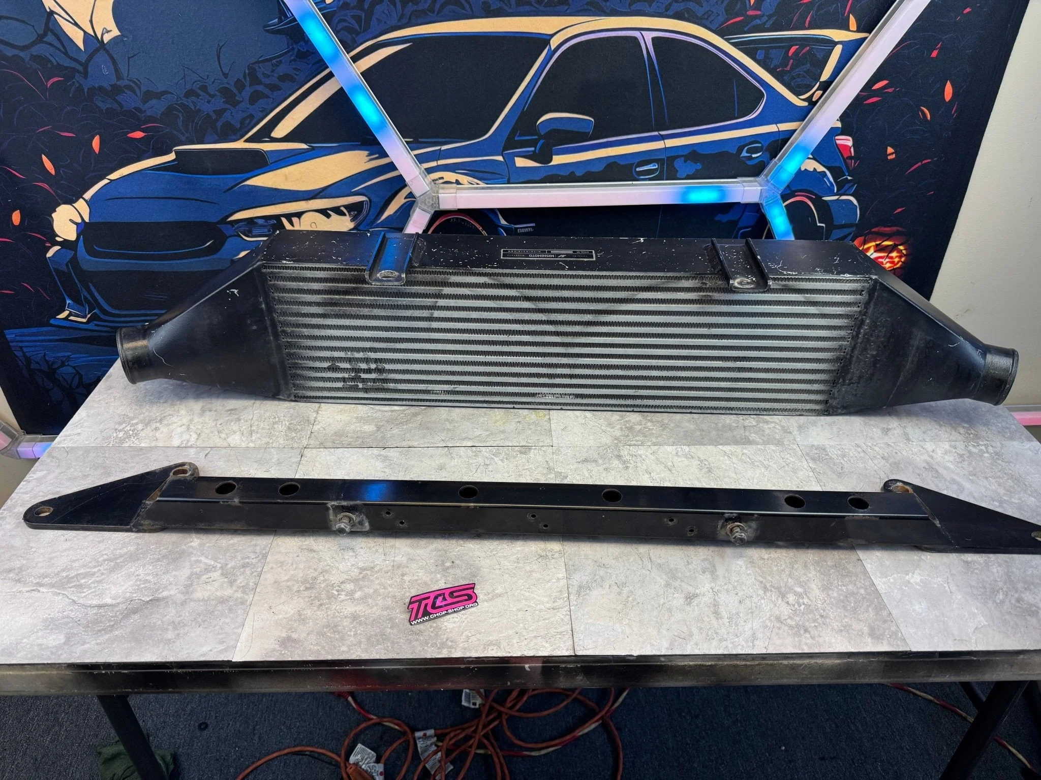 2002-2007 WRX / 2004-2007 STi Mishimoto Front Mount Intercooler Kit With Speed Density For Rotated Turbo 3.5" Core / O5 - Image 8