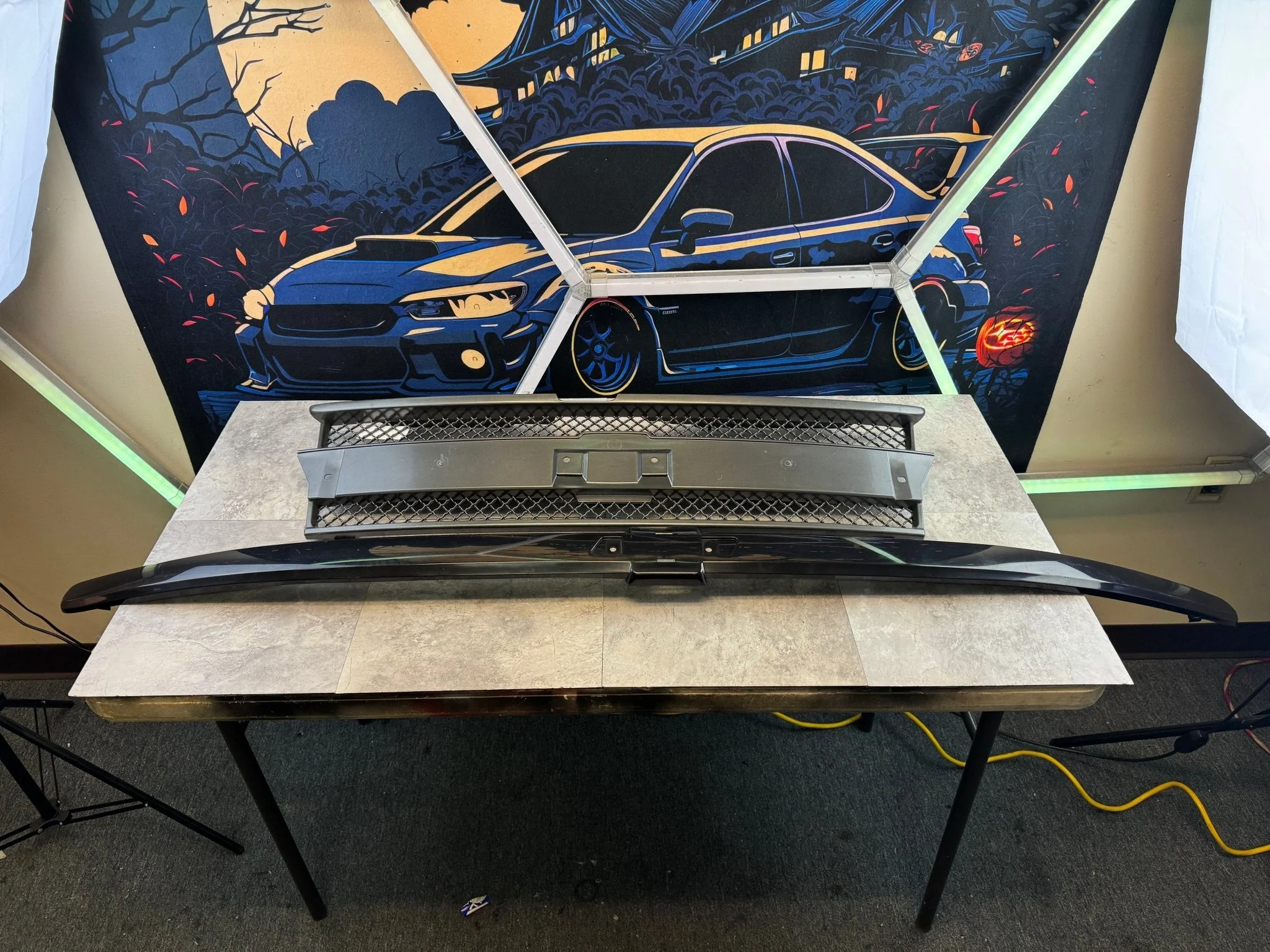 2002-2009 Chevrolet Trailblazer Aftermarket Front Grille Assembly Kit (Strut Wall) - Image 7