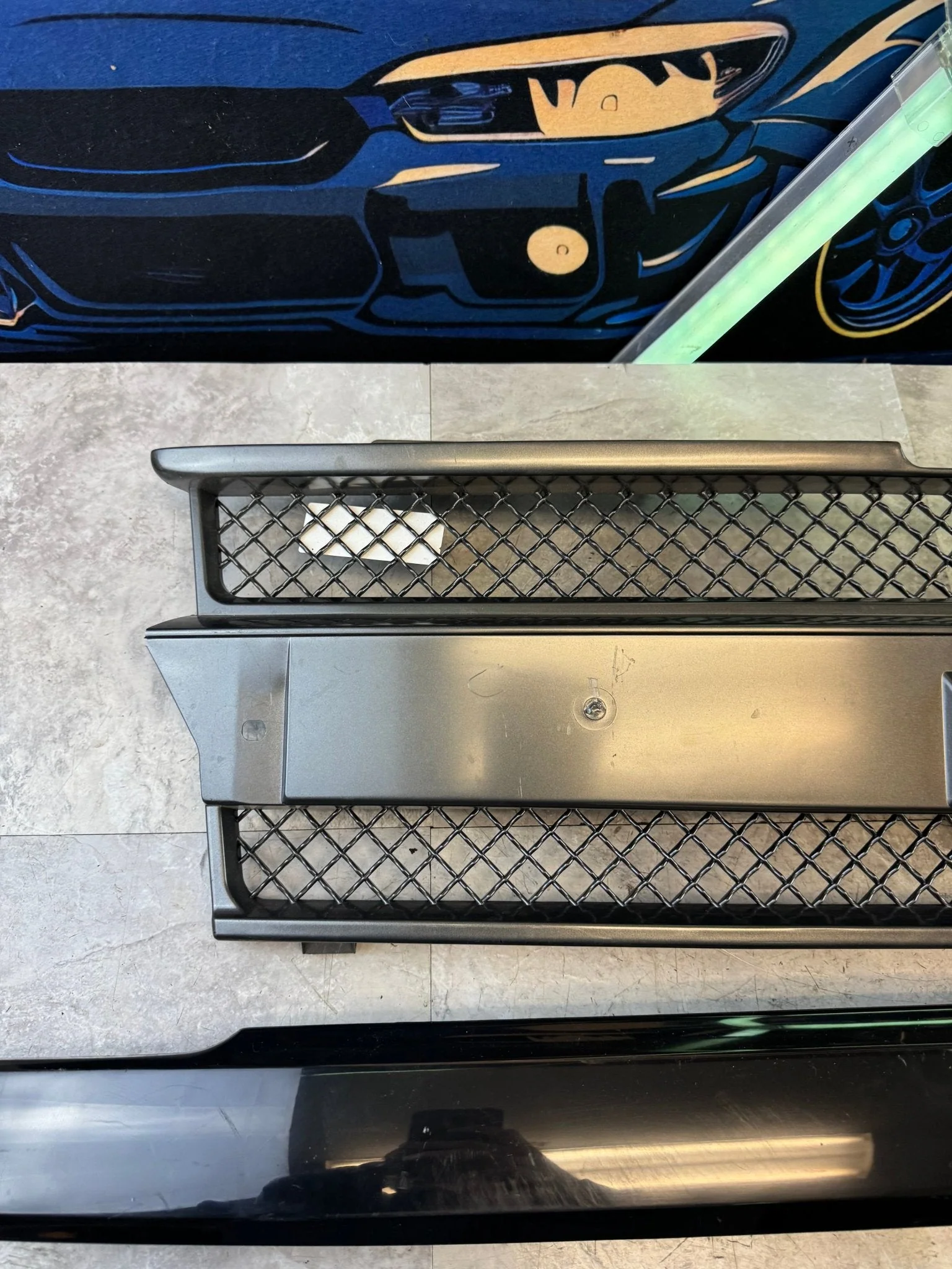 2002-2009 Chevrolet Trailblazer Aftermarket Front Grille Assembly Kit (Strut Wall) - Image 8