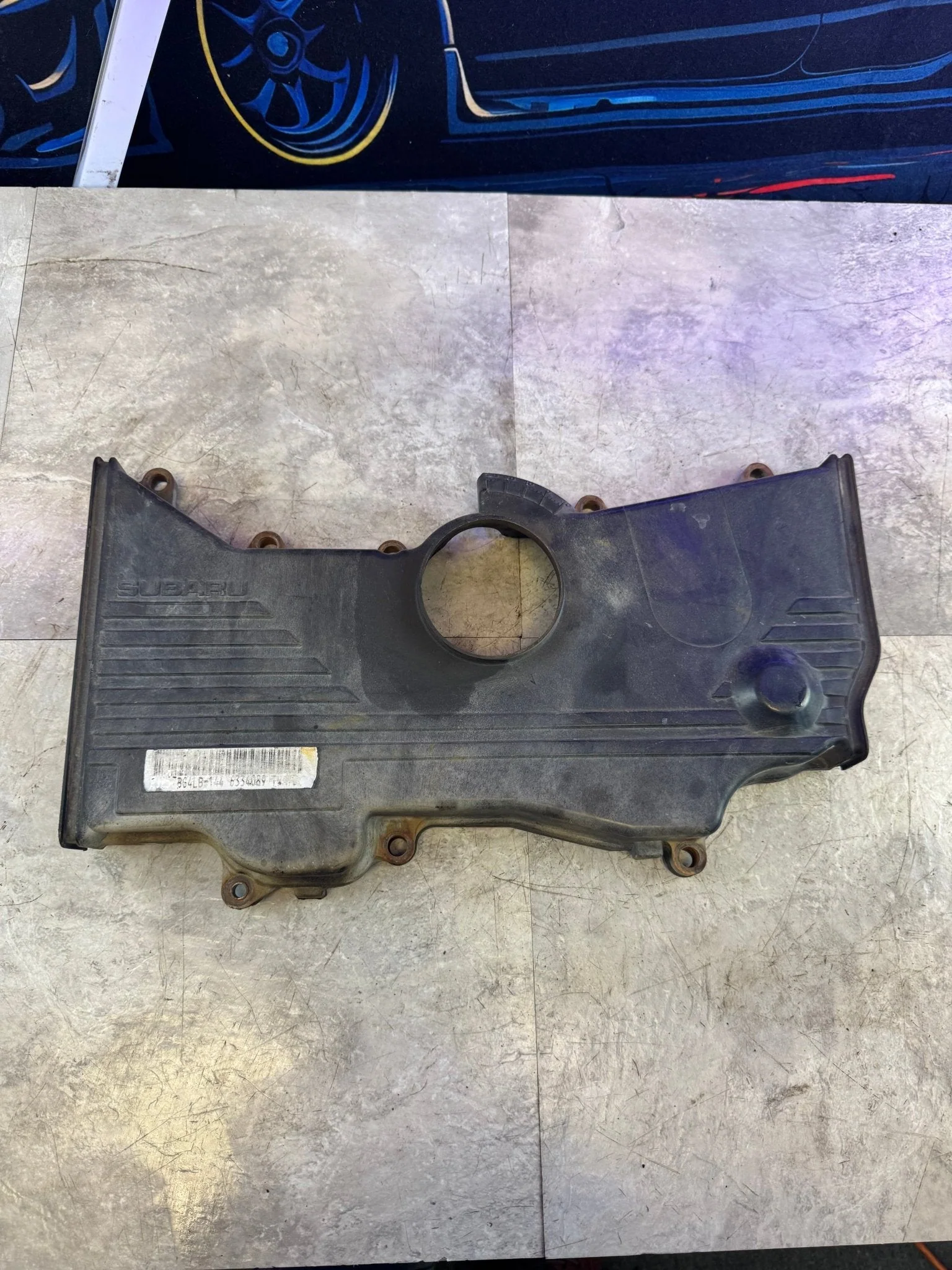 2002-2014 Subaru Center Engine Timing OEM Cover Front Cover Belt