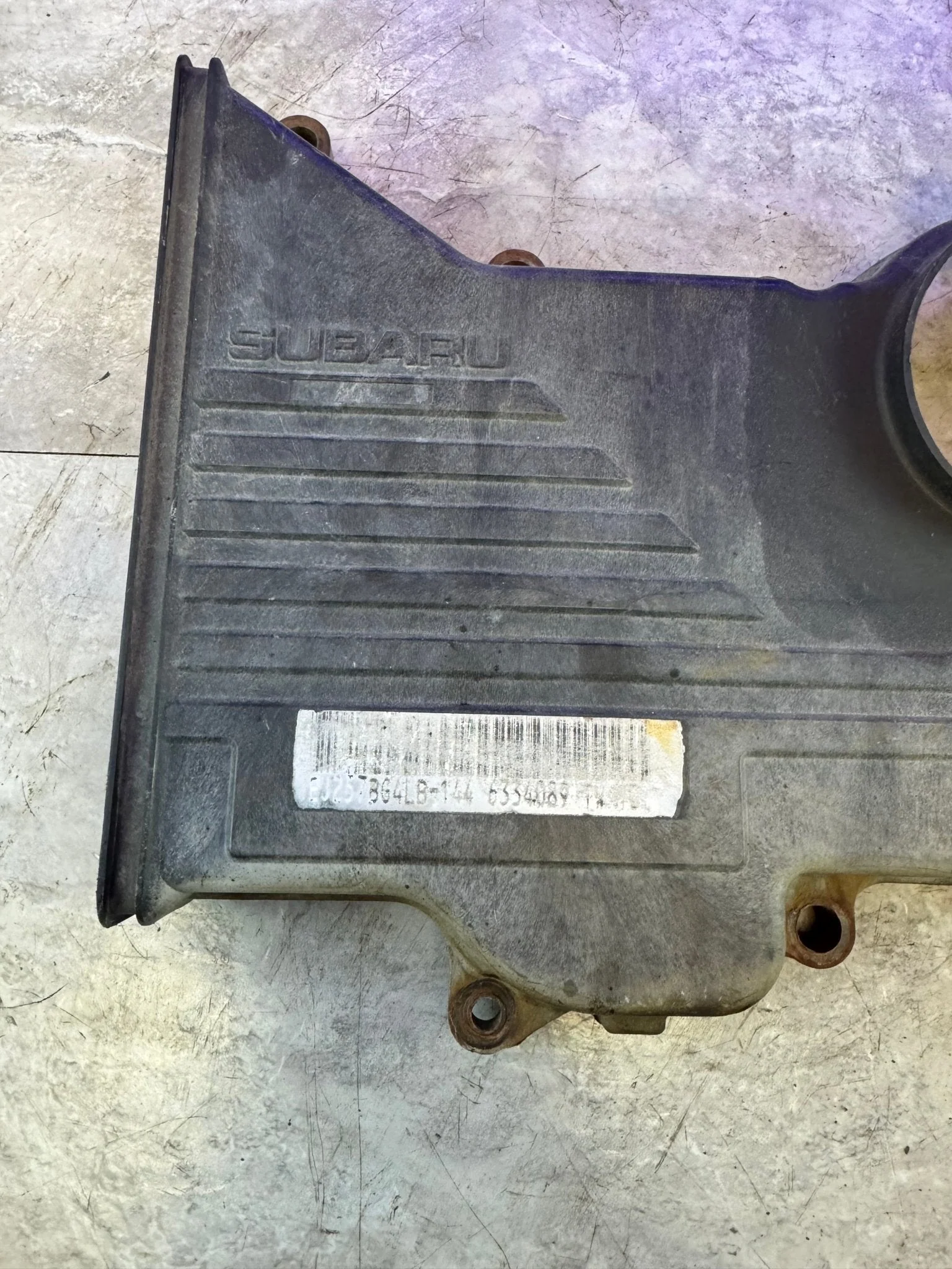 2002-2014 Subaru Center Engine Timing OEM Cover Front Cover Belt - Image 2