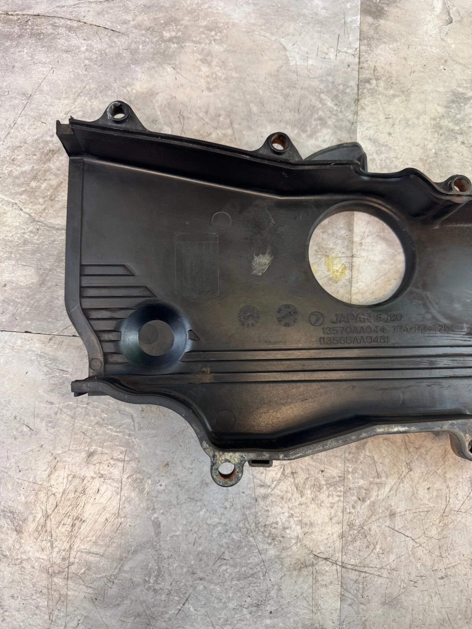 2002-2014 Subaru Center Engine Timing OEM Cover Front Cover Belt - Image 4