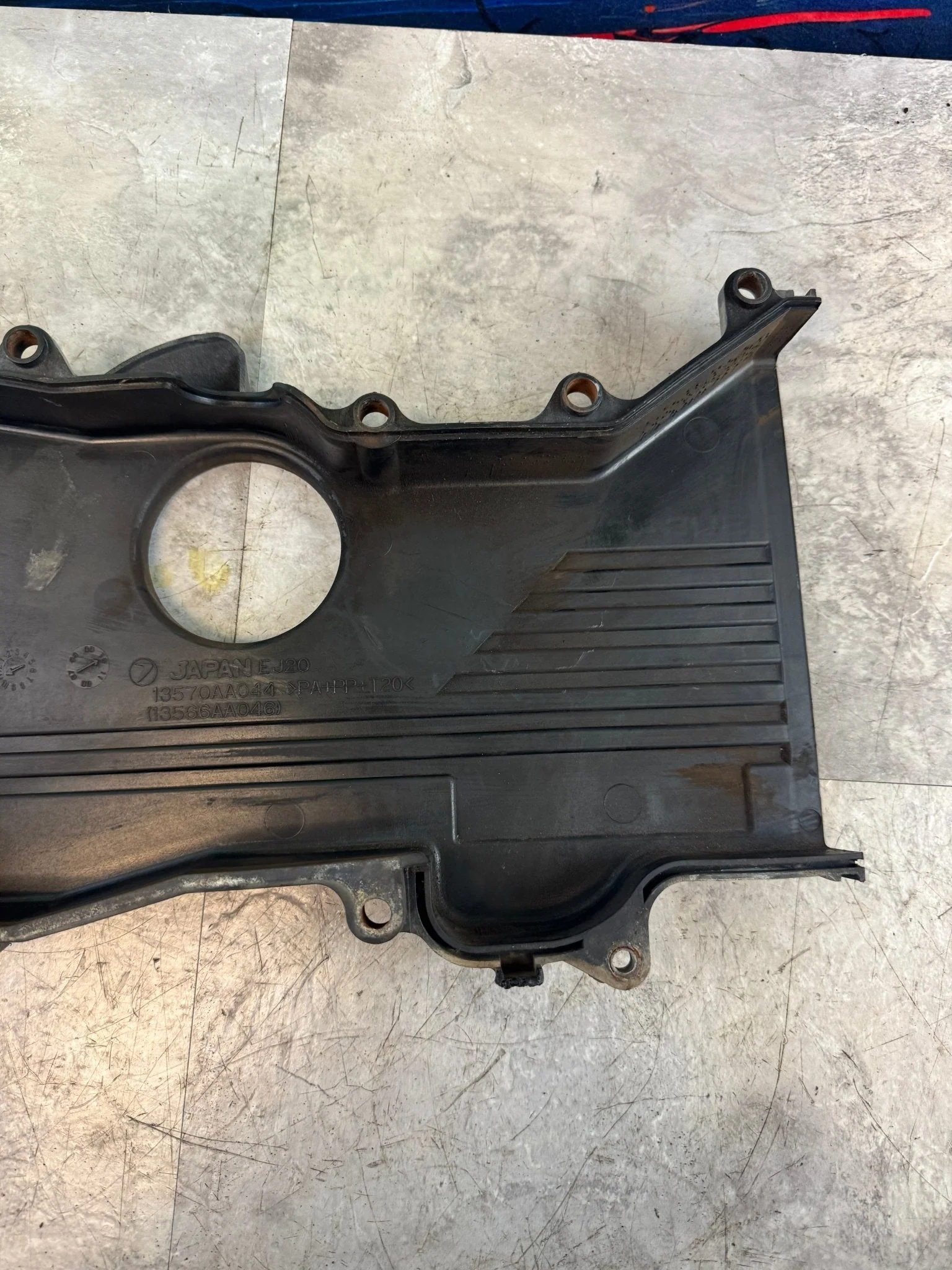 2002-2014 Subaru Center Engine Timing OEM Cover Front Cover Belt - Image 5