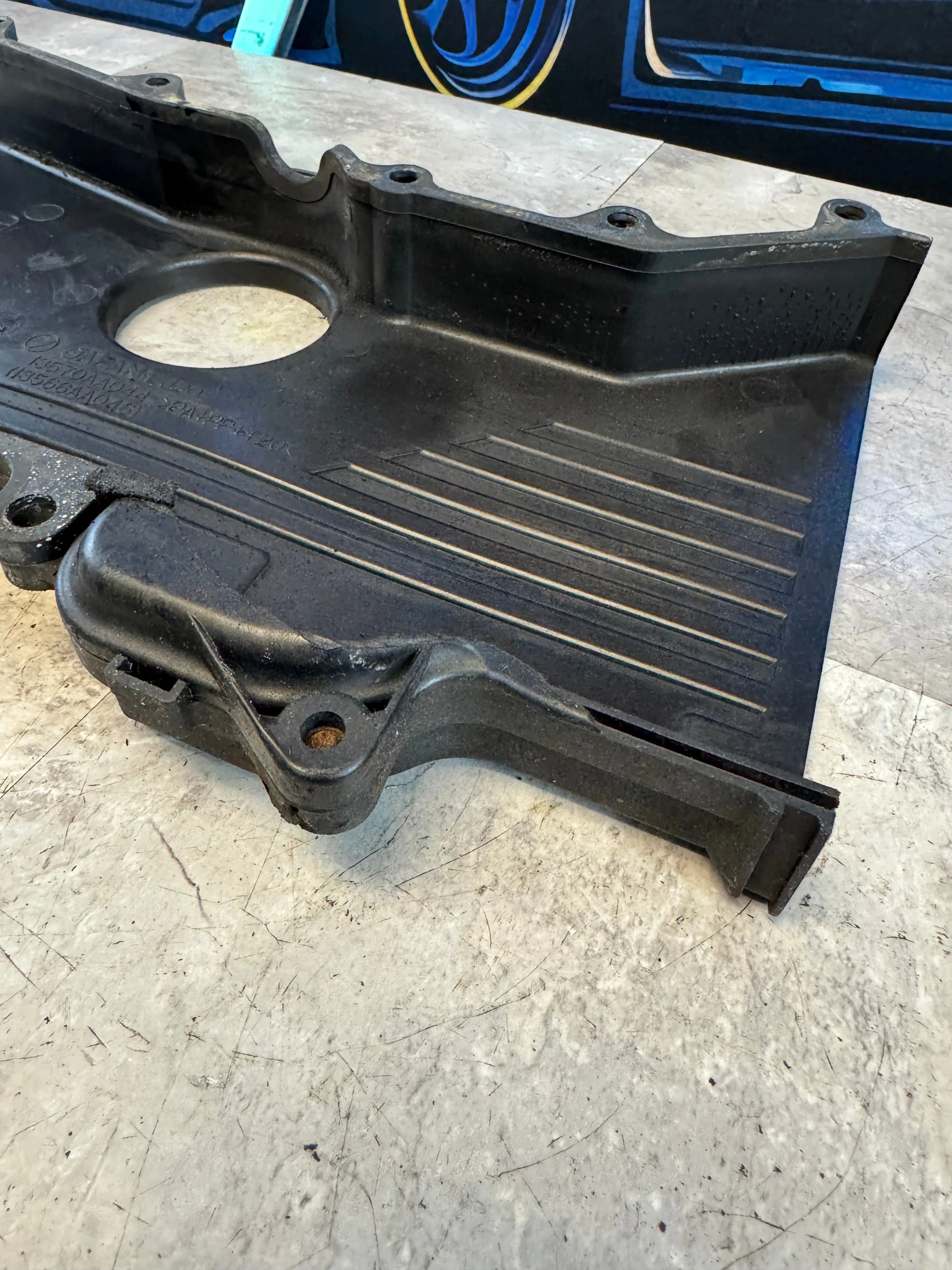 2002-2014 Subaru Center Engine Timing OEM Cover Front Cover Belt Y5 - Image 8
