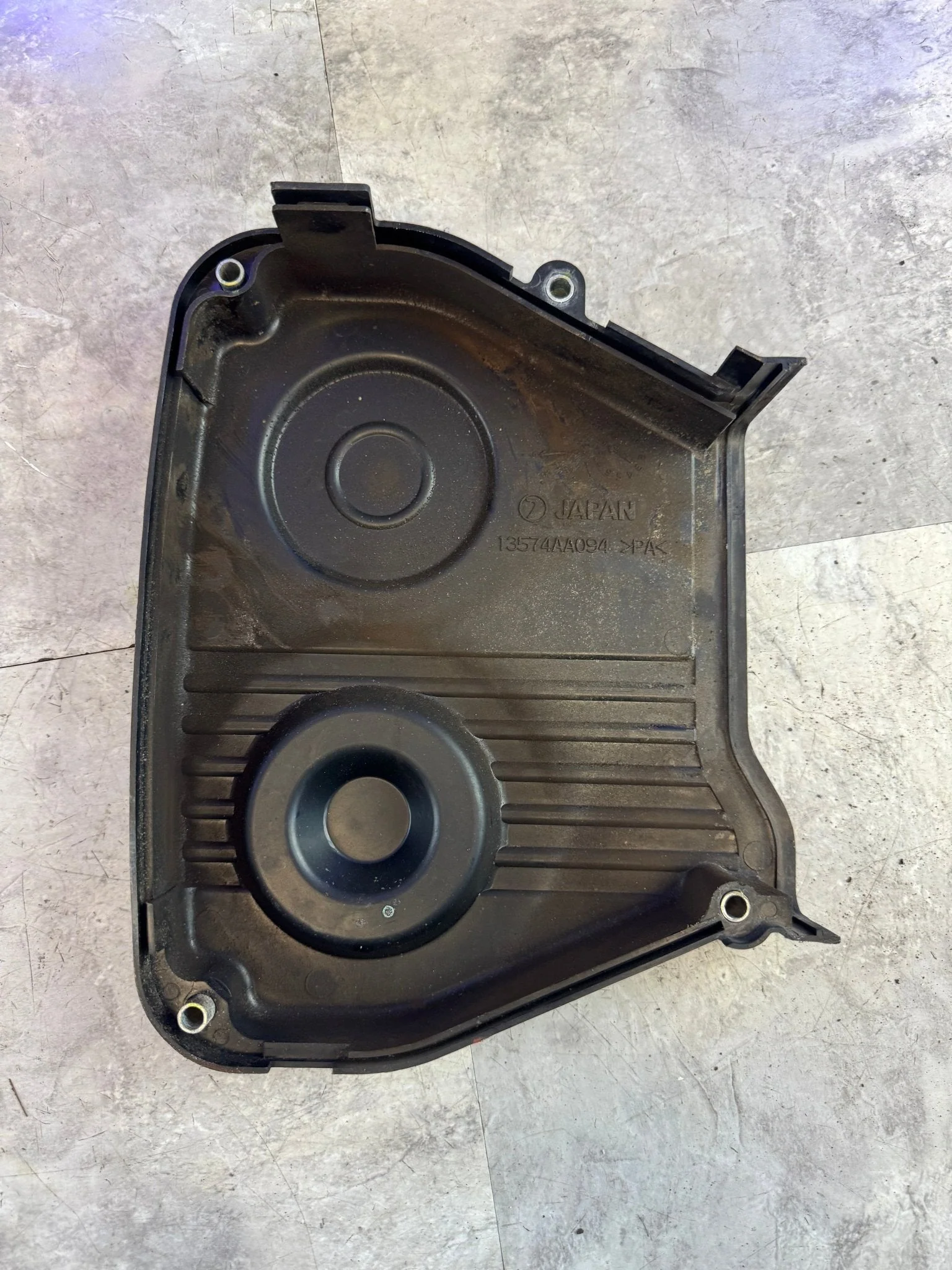 2002-2014 Subaru Impreza WRX STi OEM Timing Belt Cover LH Y5 - Image 2
