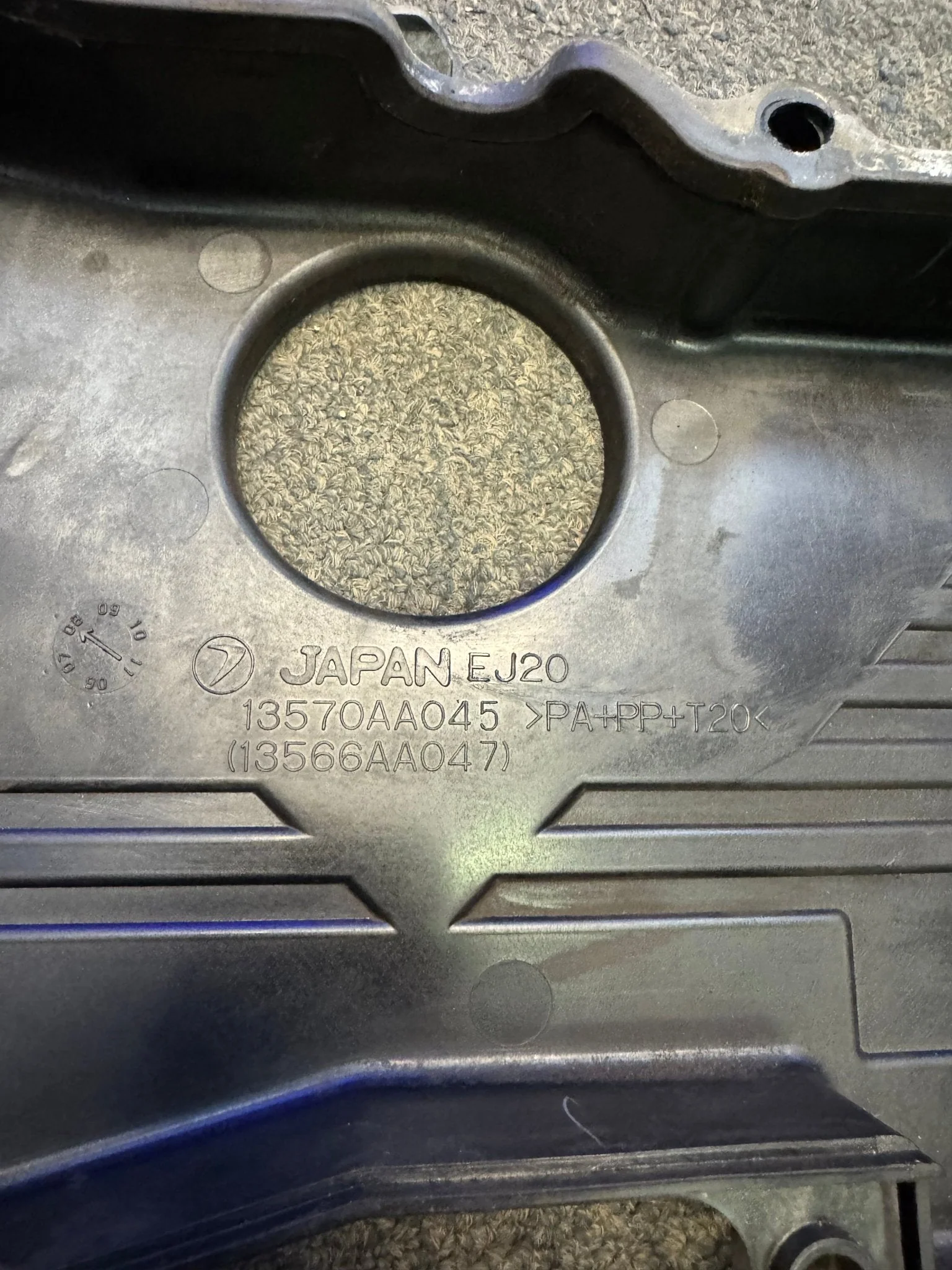 2002-2021 Subaru Center Engine Timing OEM Cover Front Cover Belt Y5 - Image 3