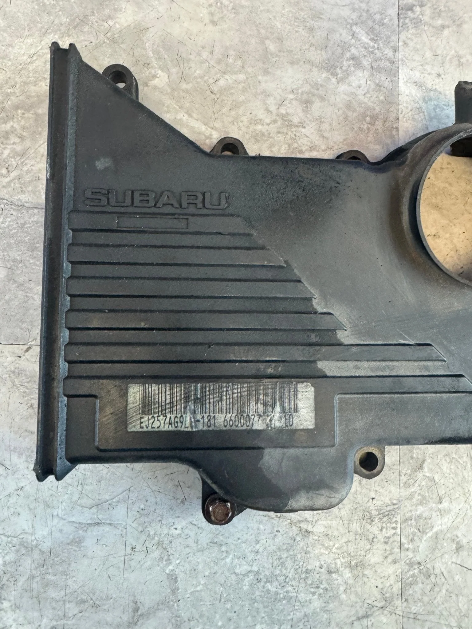 2002-2021 Subaru Center Engine Timing OEM Cover Front Cover Belt Y5 - Image 2