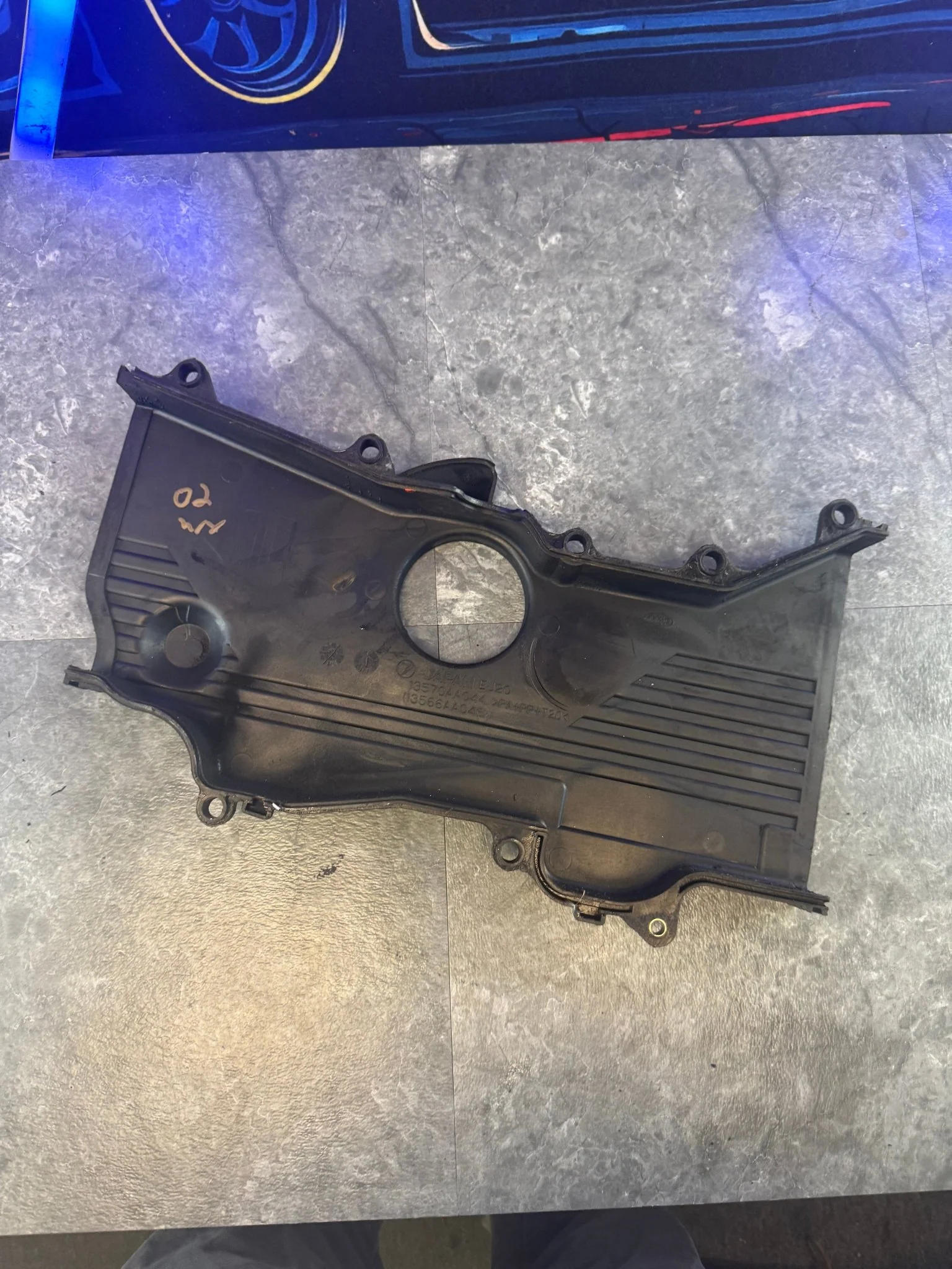 2002-2021 Subaru Center Engine Timing OEM Cover Front Cover Belt Y5 - Image 2