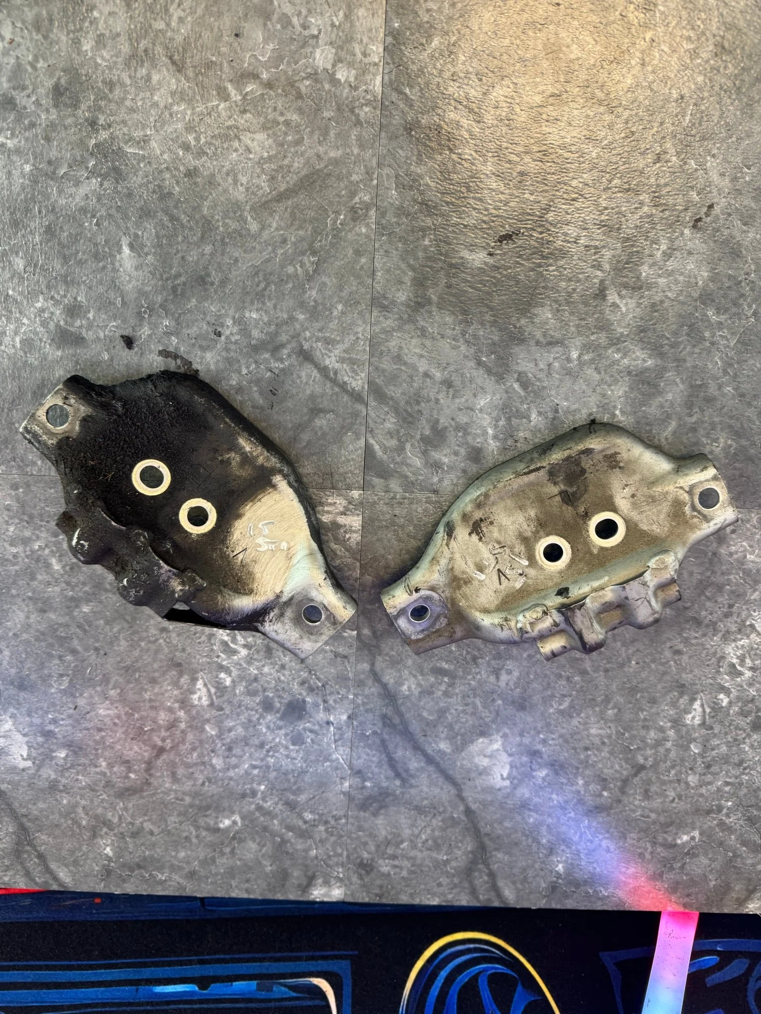 2002-2021 Subaru WRX STi OEM Engine Mount Plates Bracket Set H2
