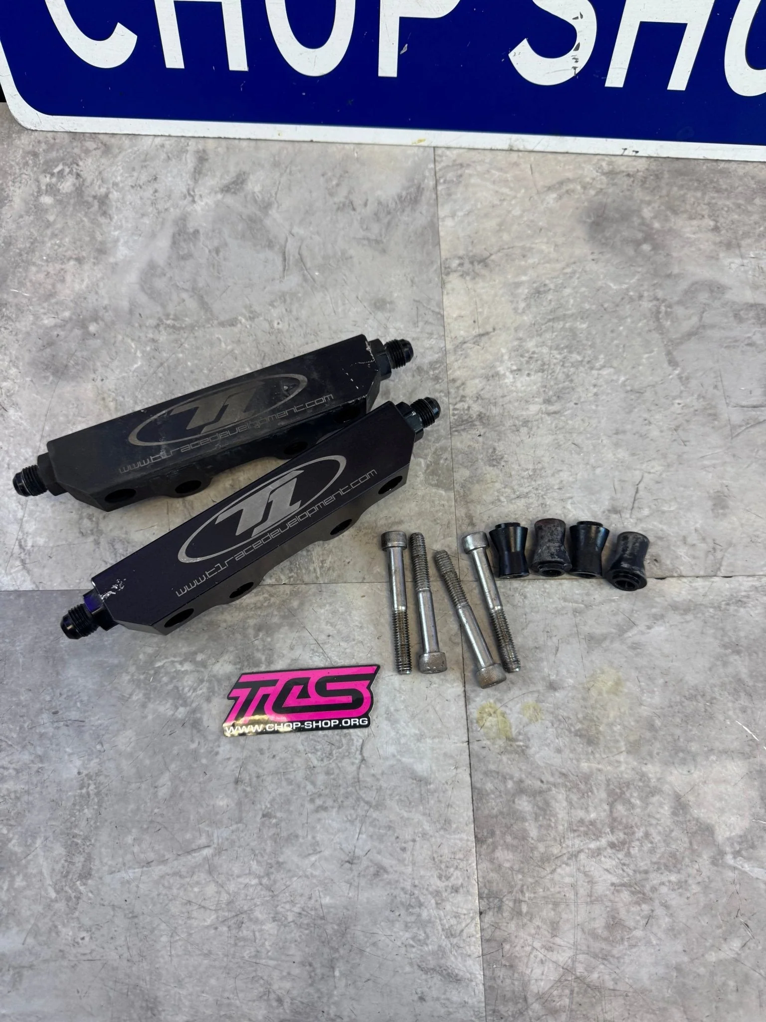 2004-2006 Subaru WRX STi T1RaceDevelopment Side To Top Feed Fuel Conversion Rail Kit P2