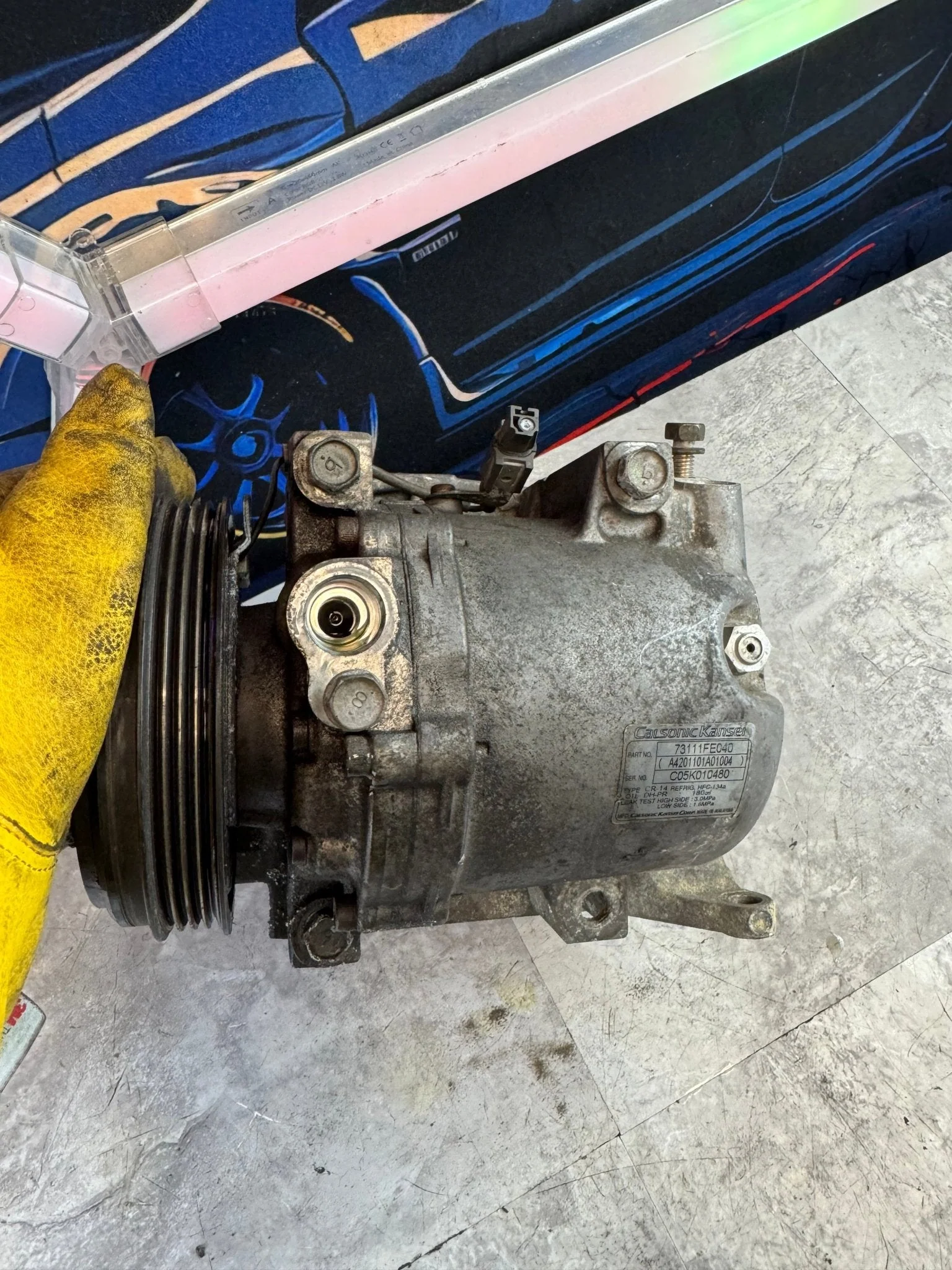 2004-2007 Subaru Impreza WRX STi AC Compressor M5 - Image 4