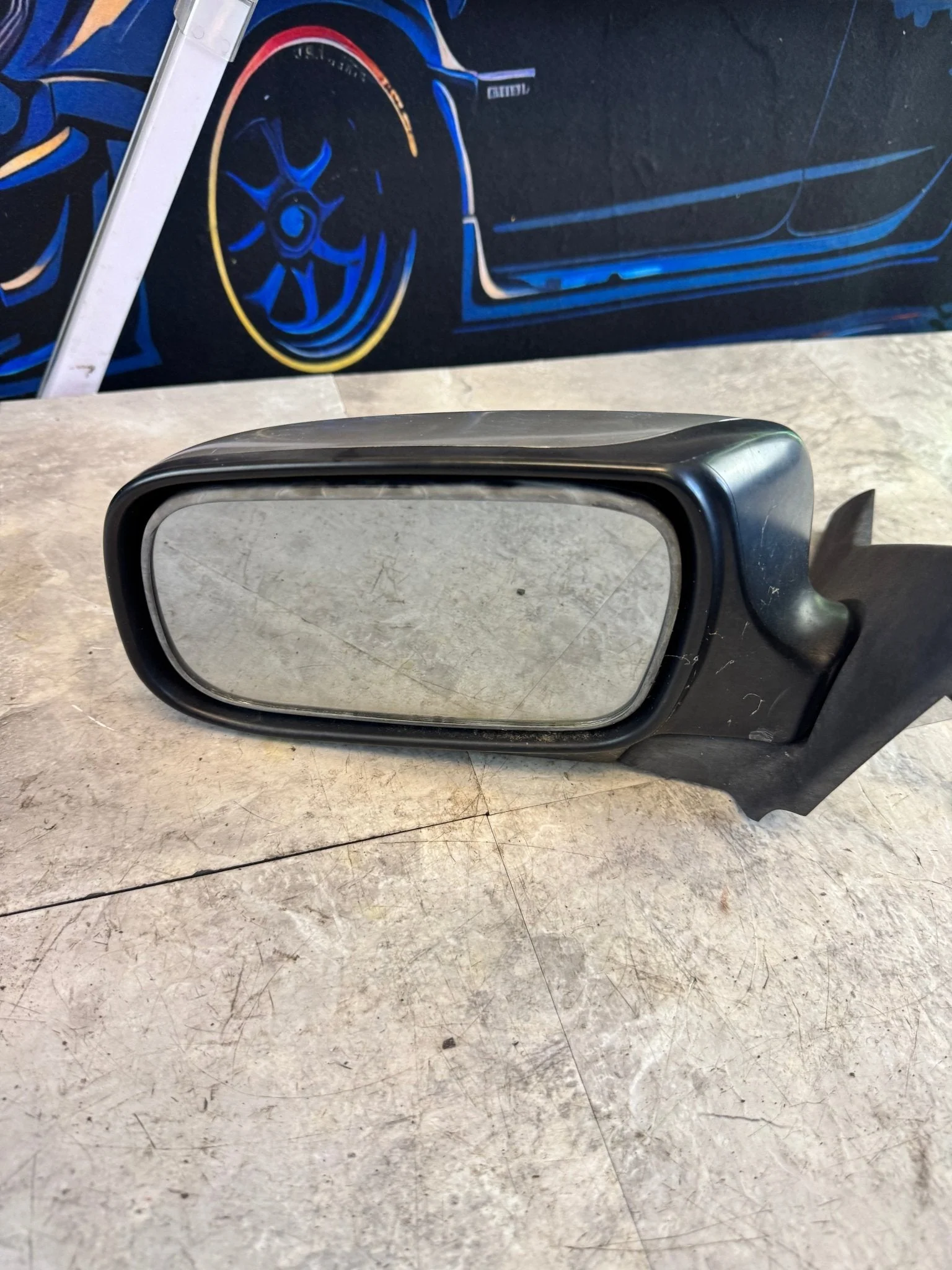 2004-2007 Subaru Impreza WRX STi OEM Black LH LEFT Driver SIDE VIEW Mirror M2 - Image 2