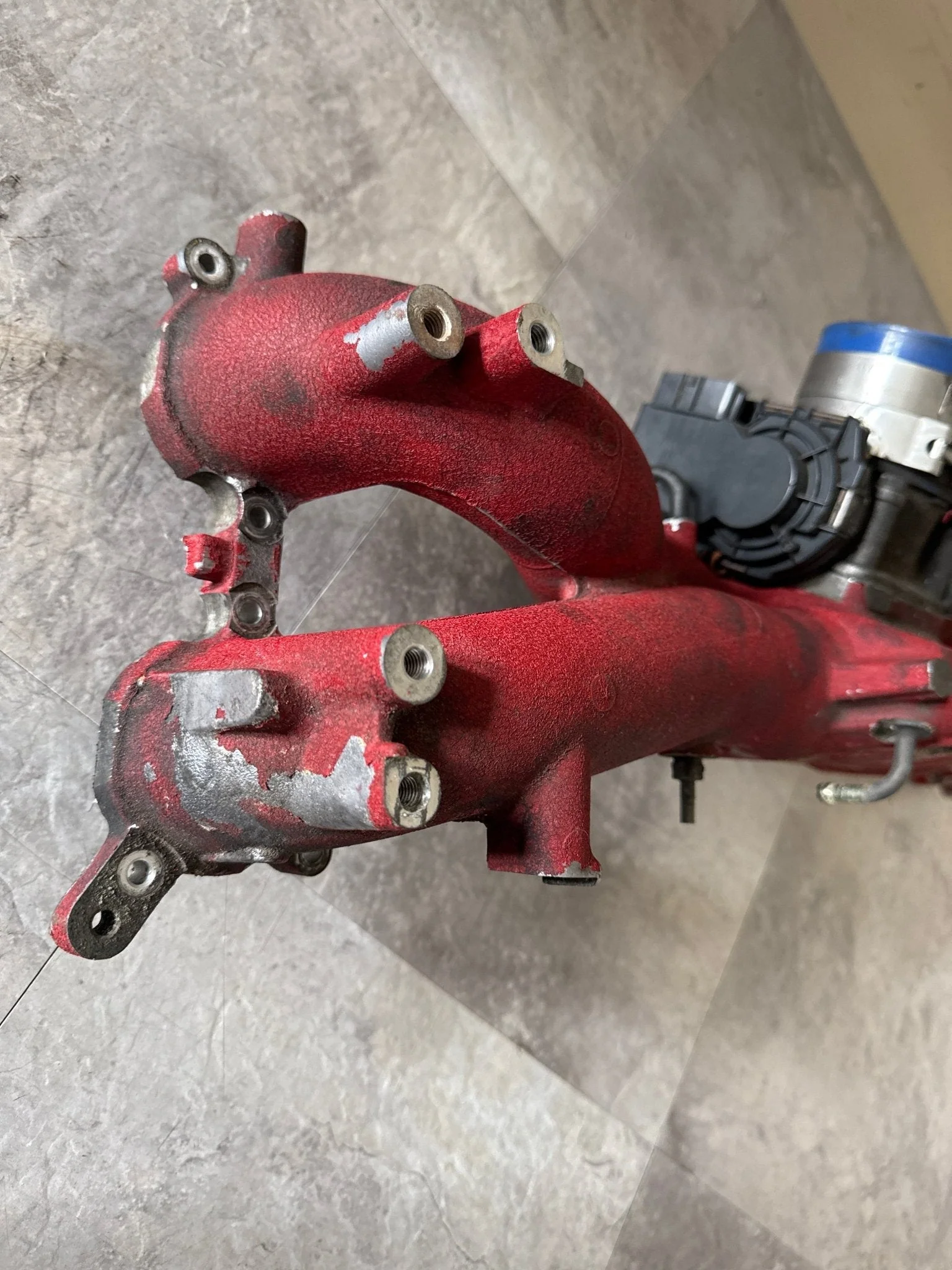 2004-2007 Subaru Impreza WRX STi OEM Intake Manifold Assembly w/ Throttle Body E5 - Image 6