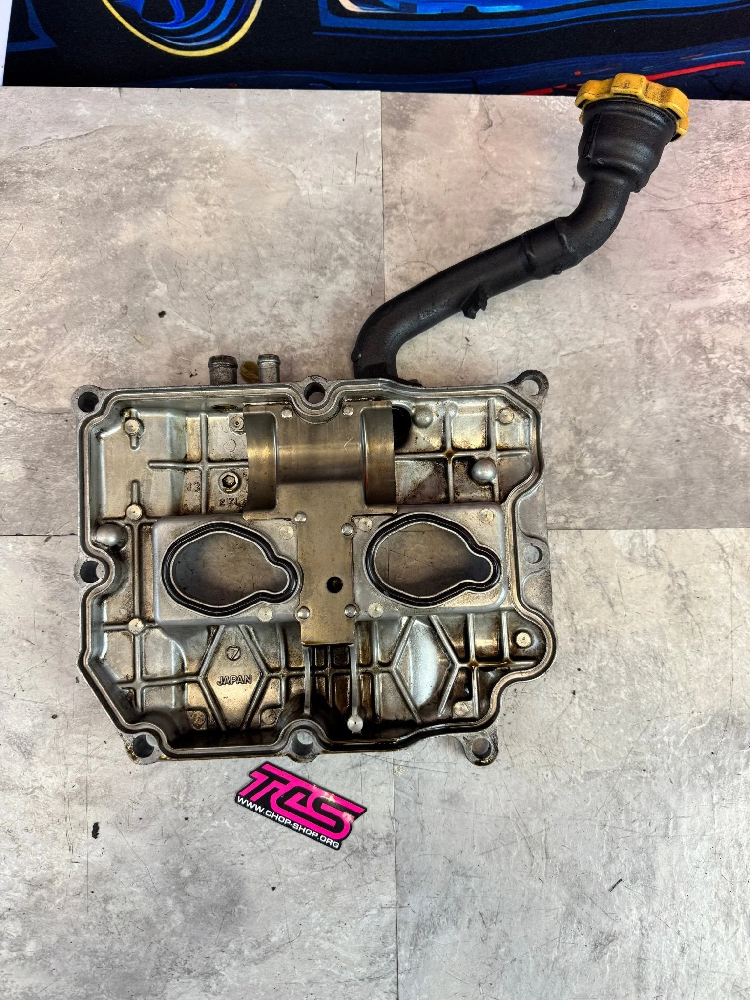 2004-2021 Subaru WRX STi Engine Valve Cover With Oil Fill Tube OEM Drivers Side / Y6 - Image 3
