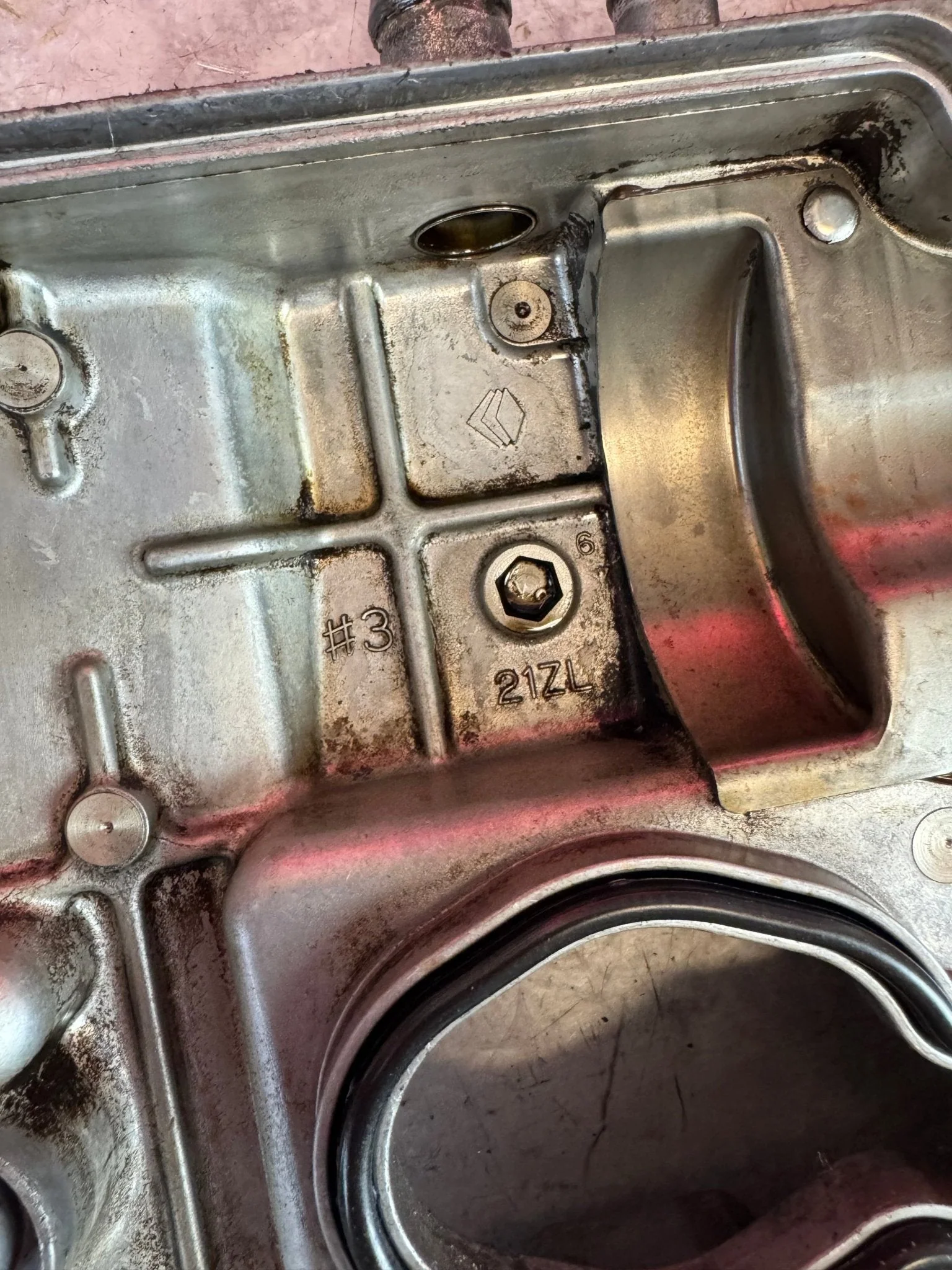 2004-2021 Subaru WRX STi Engine Valve Cover With Oil Fill Tube OEM Drivers Side / Y6 - Image 4