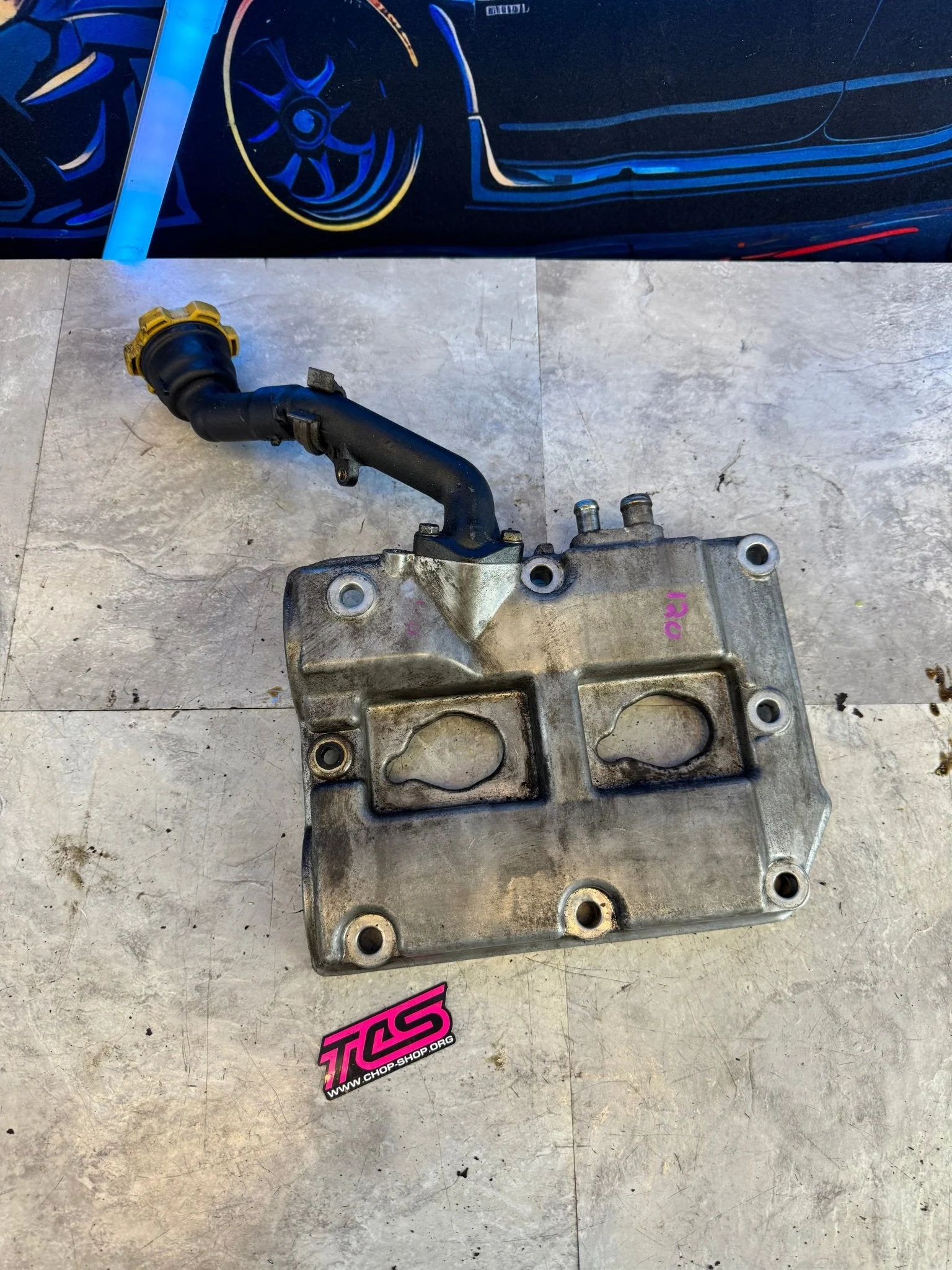2004-2021 Subaru WRX STi Engine Valve Cover With Oil Fill Tube OEM Drivers Side / Y6
