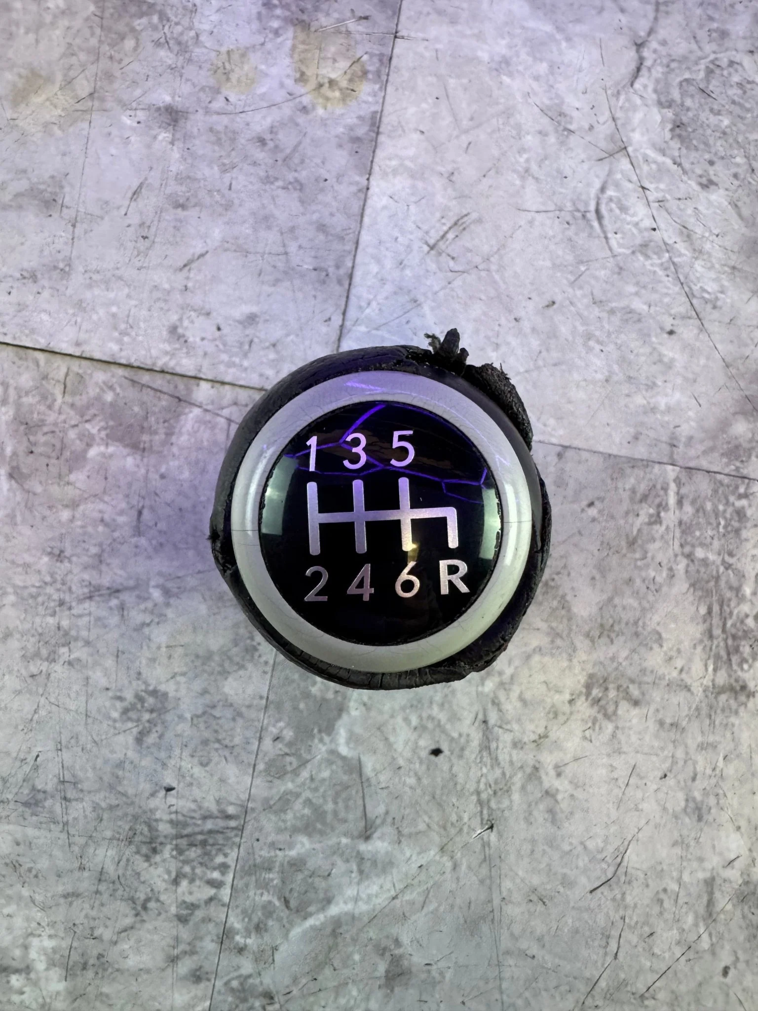 2004-2021 Subaru WRX STi OEM Shift Knob 6MT Manual Transmission Rough Shape N2 - Image 4