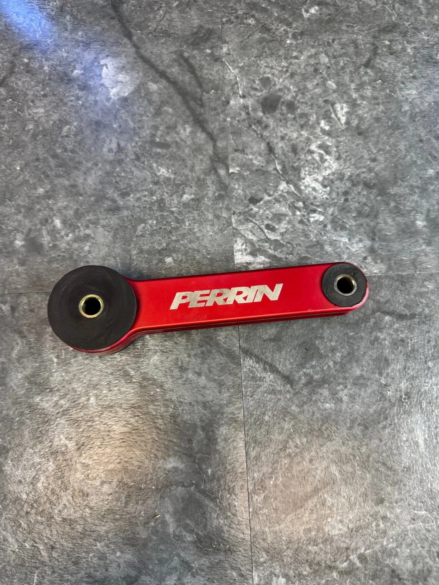 2004-2021 Subaru WRX STi Perrin Pitch Stop Mount Red N2 - Image 3